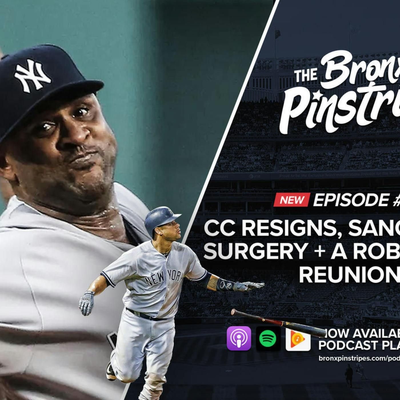CC re-signs, Sanchez has surgery + a Robbie Cano reunion? - The Bronx Pinstripes Show episode artwork