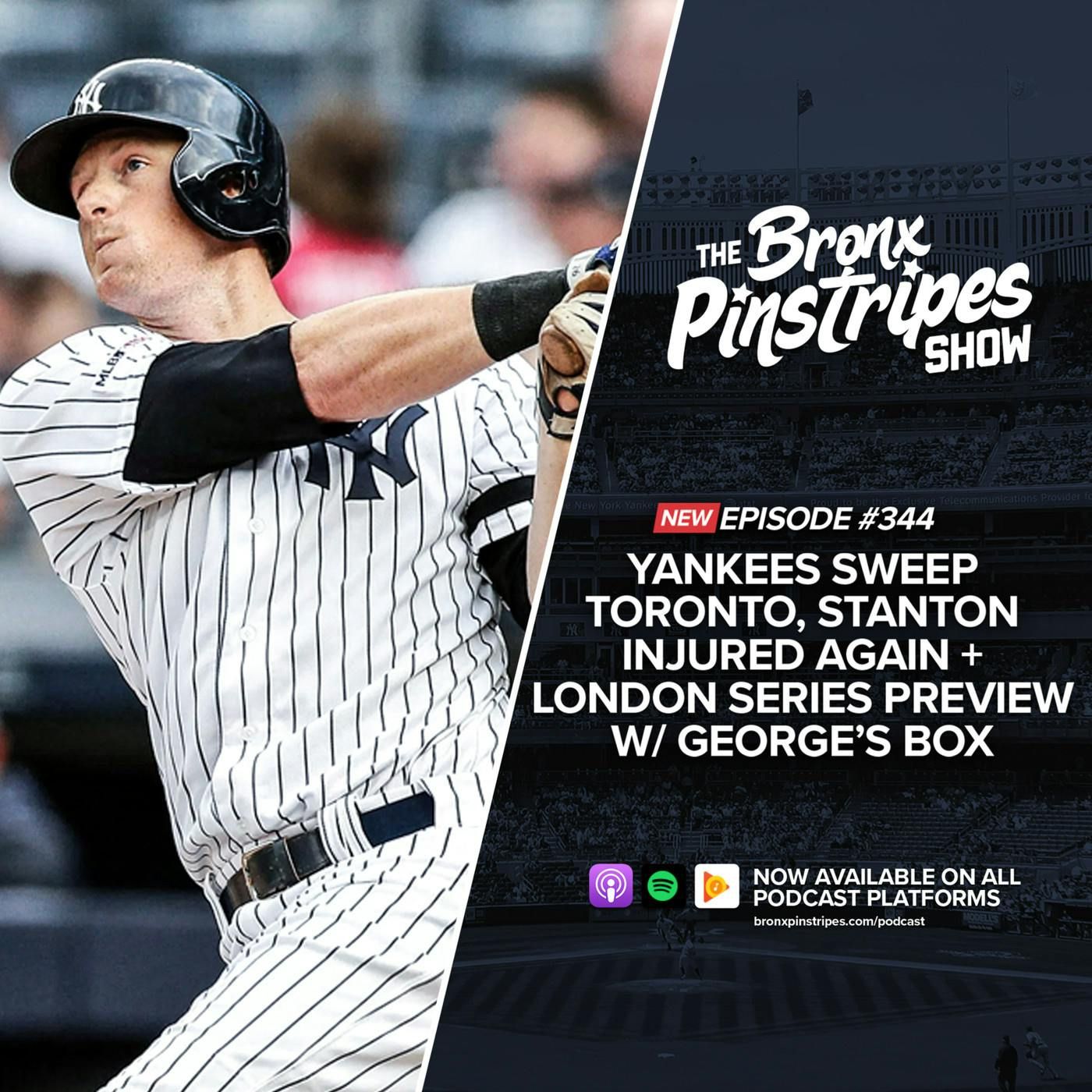 Yankees Sweep Toronto, Stanton Injured Again + London Series Preview with George’s Box episode artwork