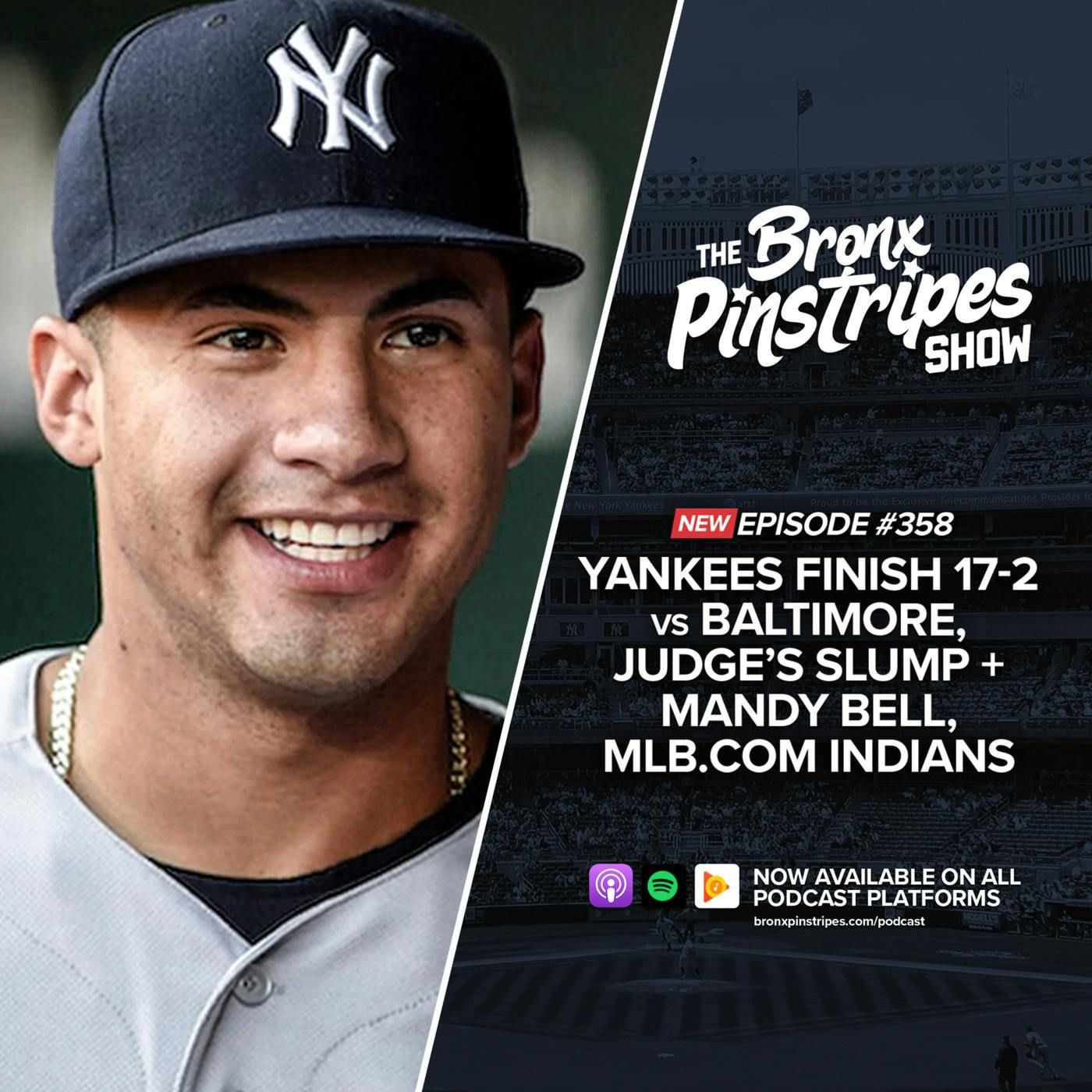 Yankees Finish 17-2 vs Baltimore, Judge’s Slump + Mandy Bell, MLB.com Indians Reporter episode artwork
