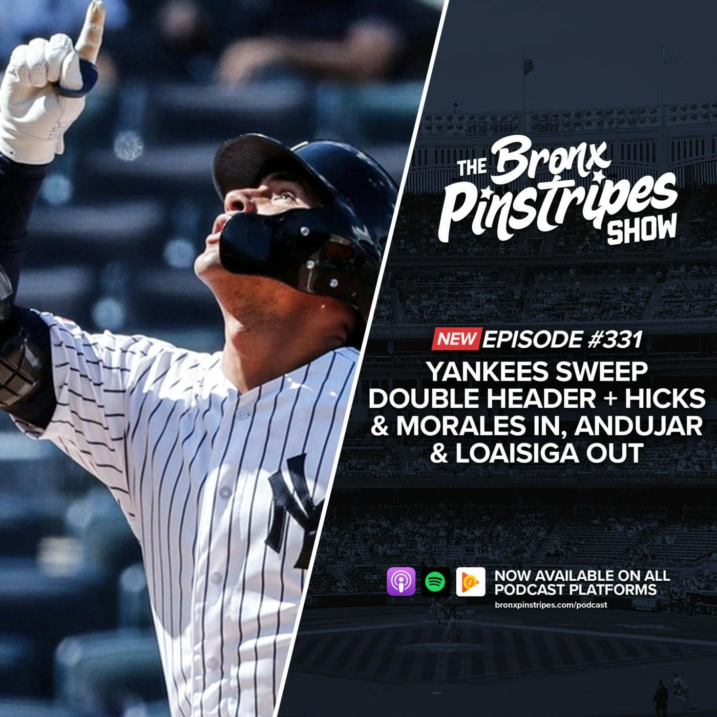 Yankees Sweep Double Header + Hicks & Morales In, Andujar & Loaisiga Out episode artwork