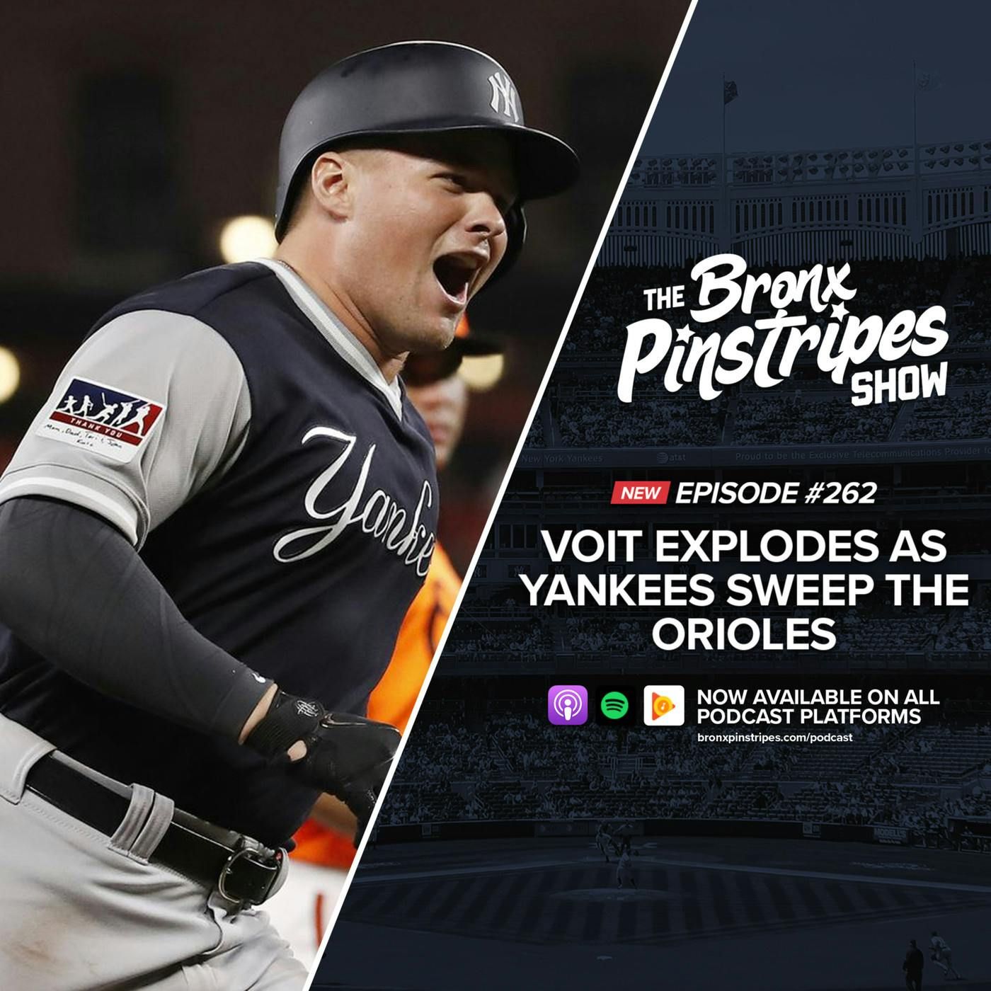 Voit Explodes as Yankees Sweep the Orioles - The Bronx Pinstripes Show episode artwork