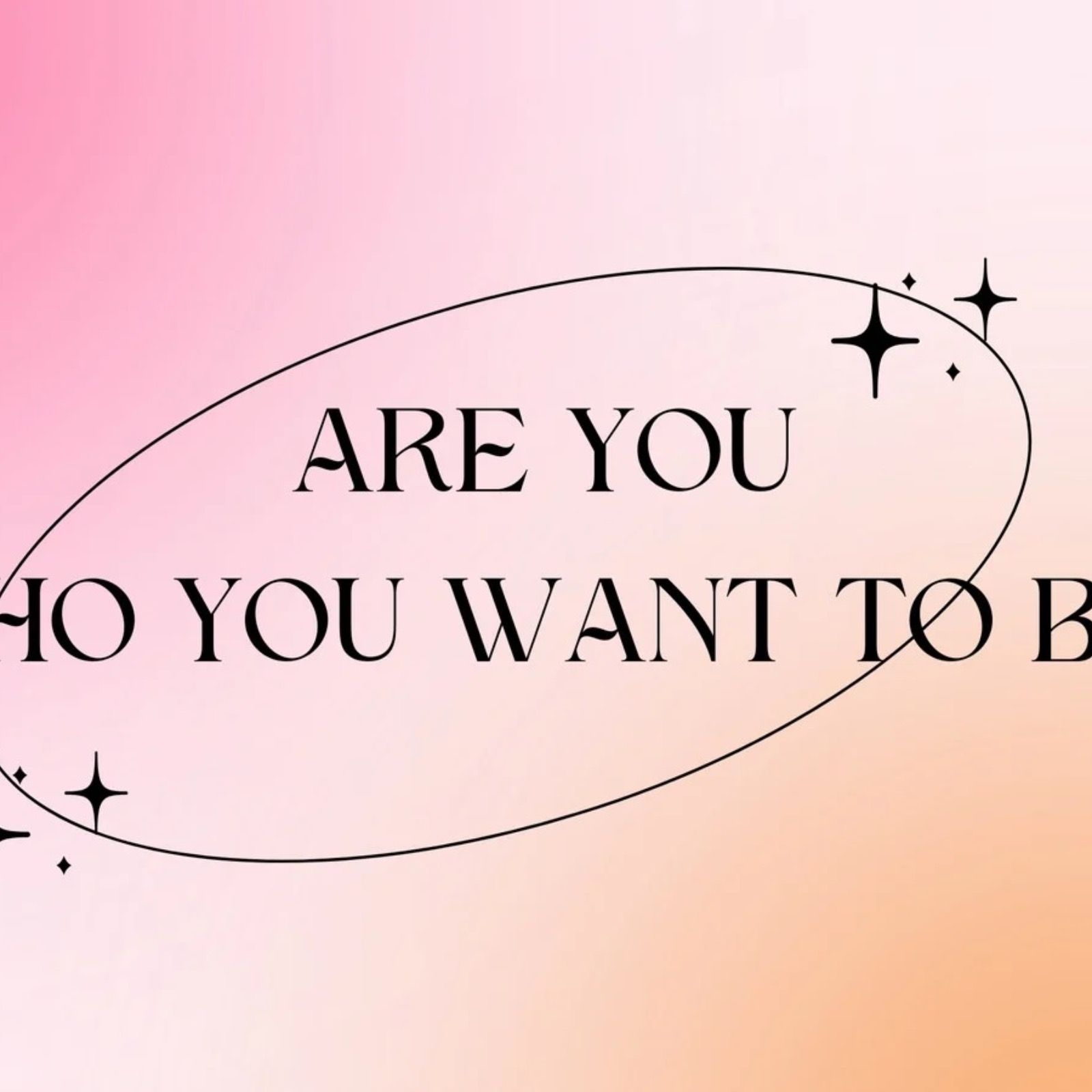 Are You Who You Want to Be? Are You Who You Want to Be?