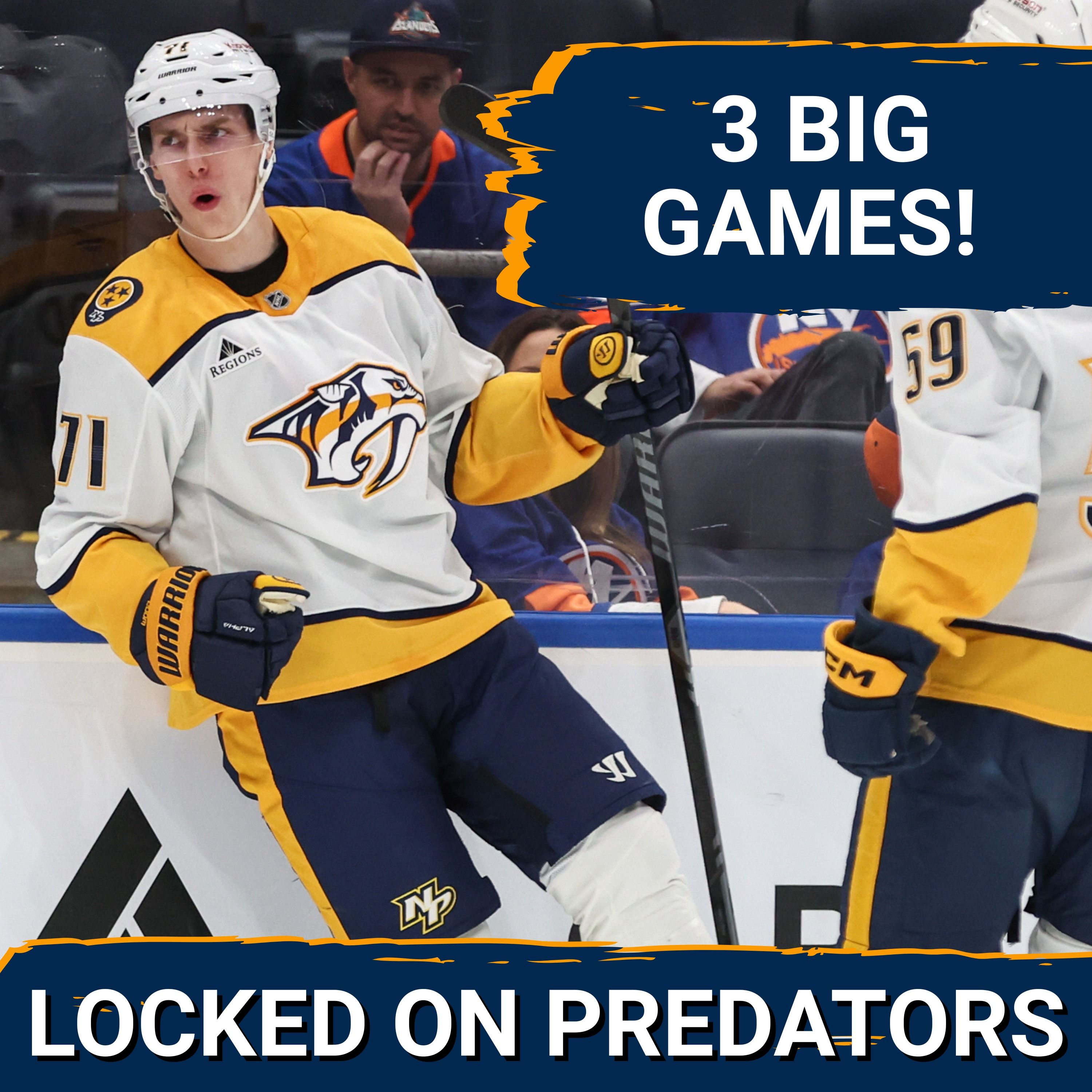 Crunch Time | 3 Must-Win Games for Nashville Predators Before the Olympic Pause Crunch Time | 3 Must-Win Games for Nashville Predators Before the Olympic Pause