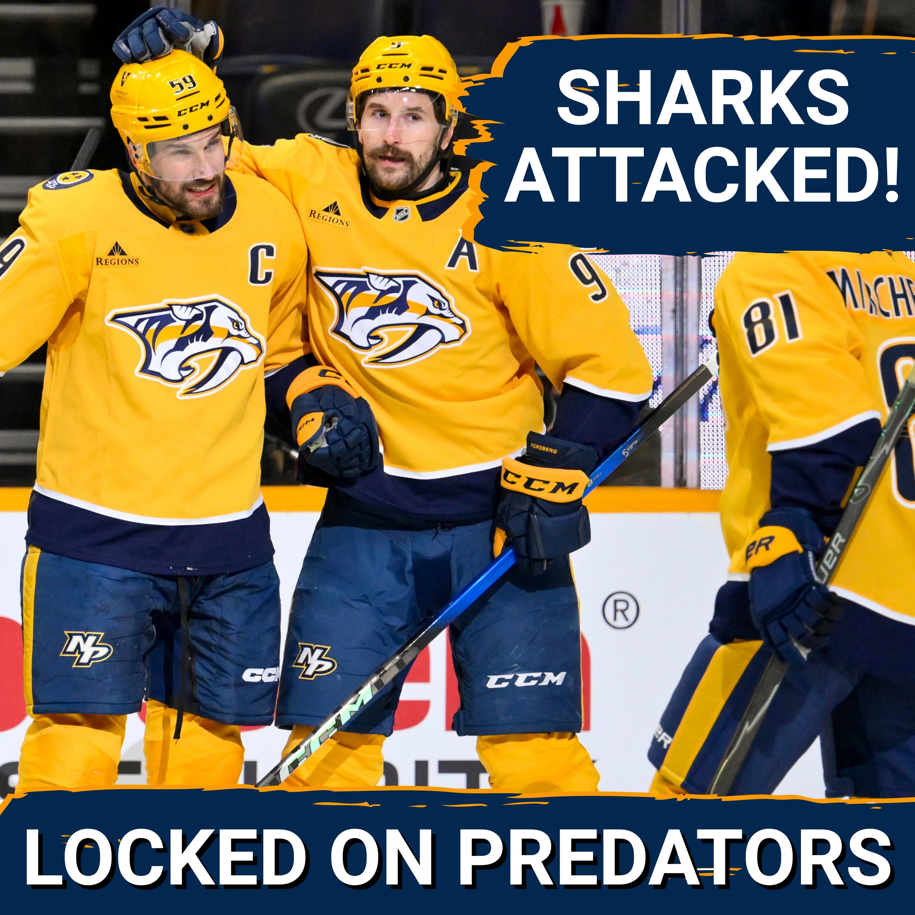 Sharks ATTACKED | Predators Blowout San Jose To Build More Ground In Wild Card Spot