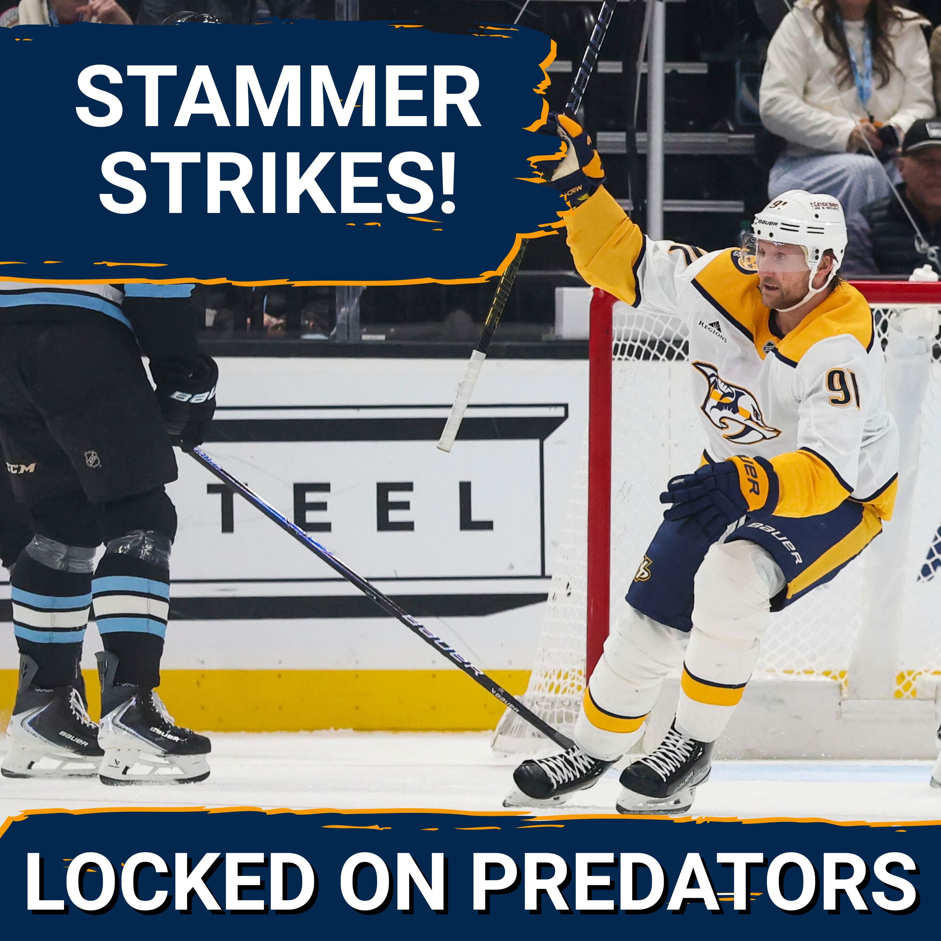Stamkos scores TWICE in road victory | Nashville Predators grind out win over Utah Mammoth