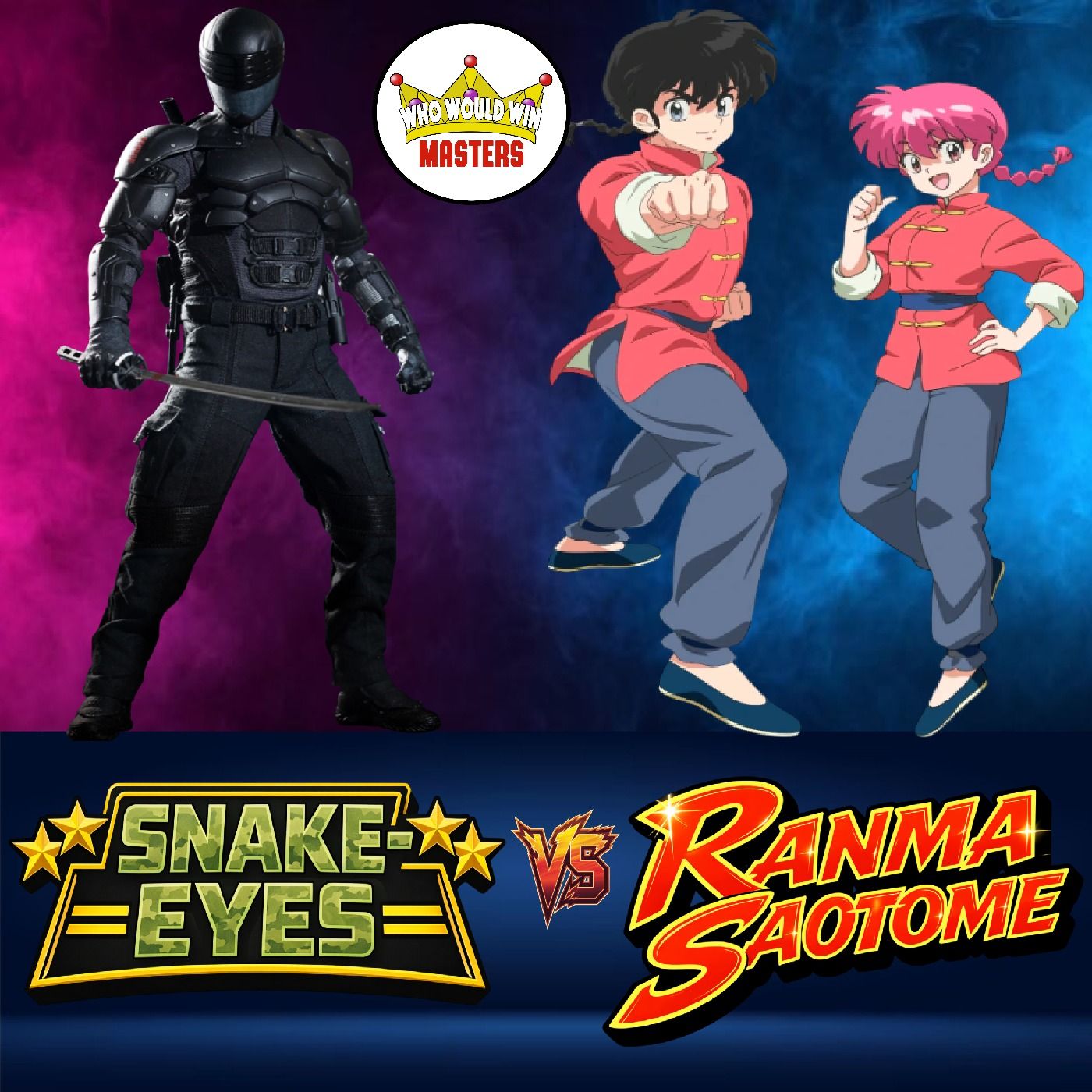 Snake-Eyes vs Ranma Saotome episode artwork