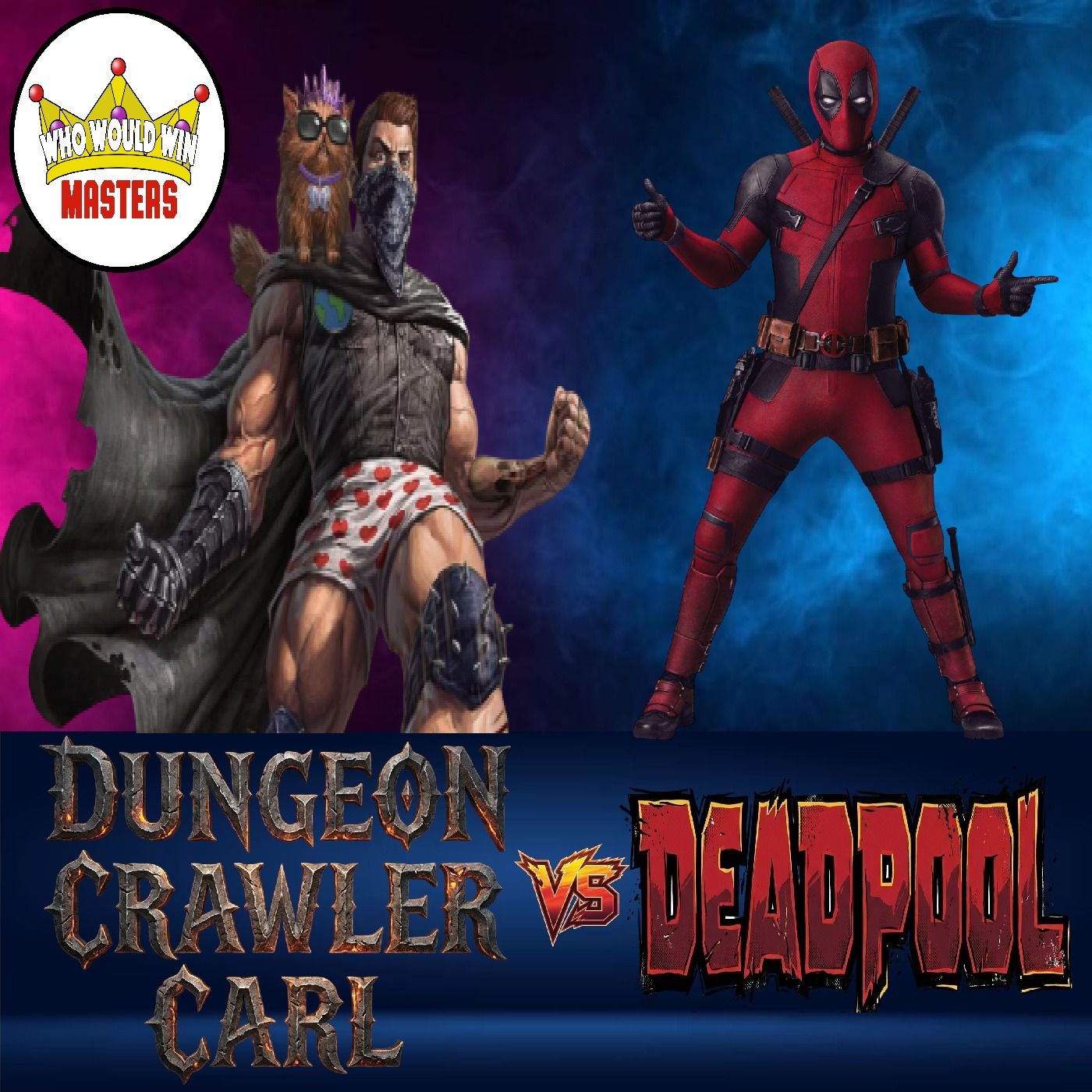 Dungeon Crawler Carl vs Deadpool episode artwork