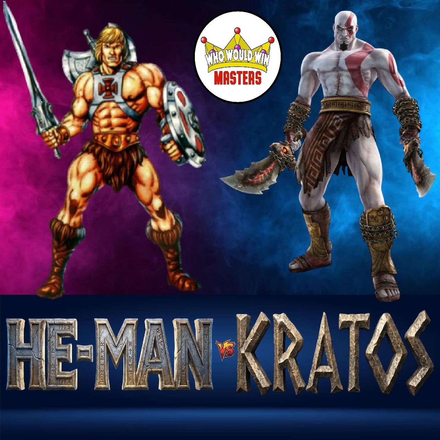 He-Man vs Kratos episode artwork