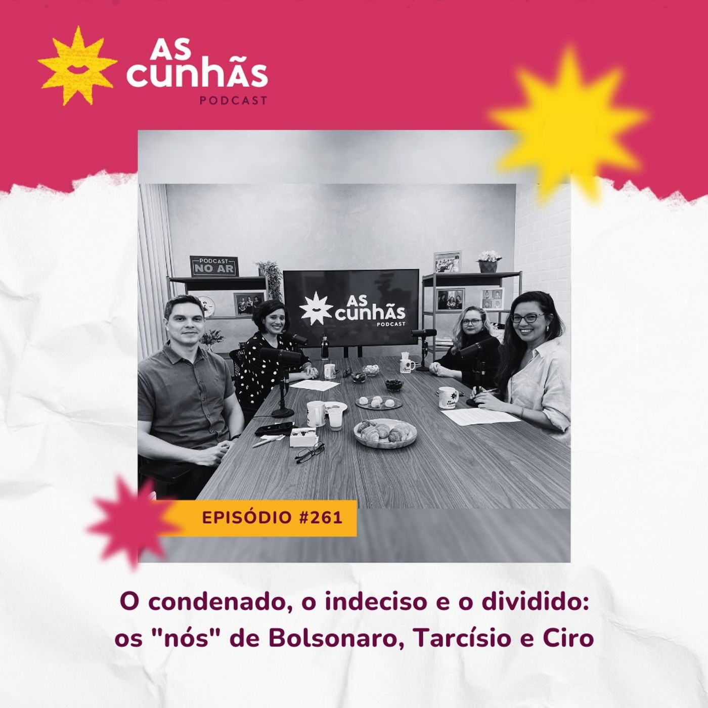 Episódio 261 - O condenado, o indeciso e o dividido: os "nós" de Bolsonaro, Tarcísio e Ciro