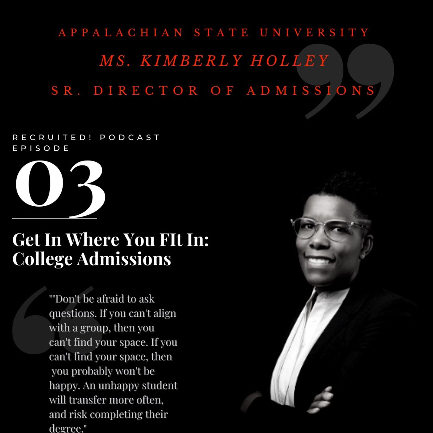 College Admissions: Get In Where You Fit In w/ Kim Holley College Admissions: Get In Where You Fit In w/ Kim Holley