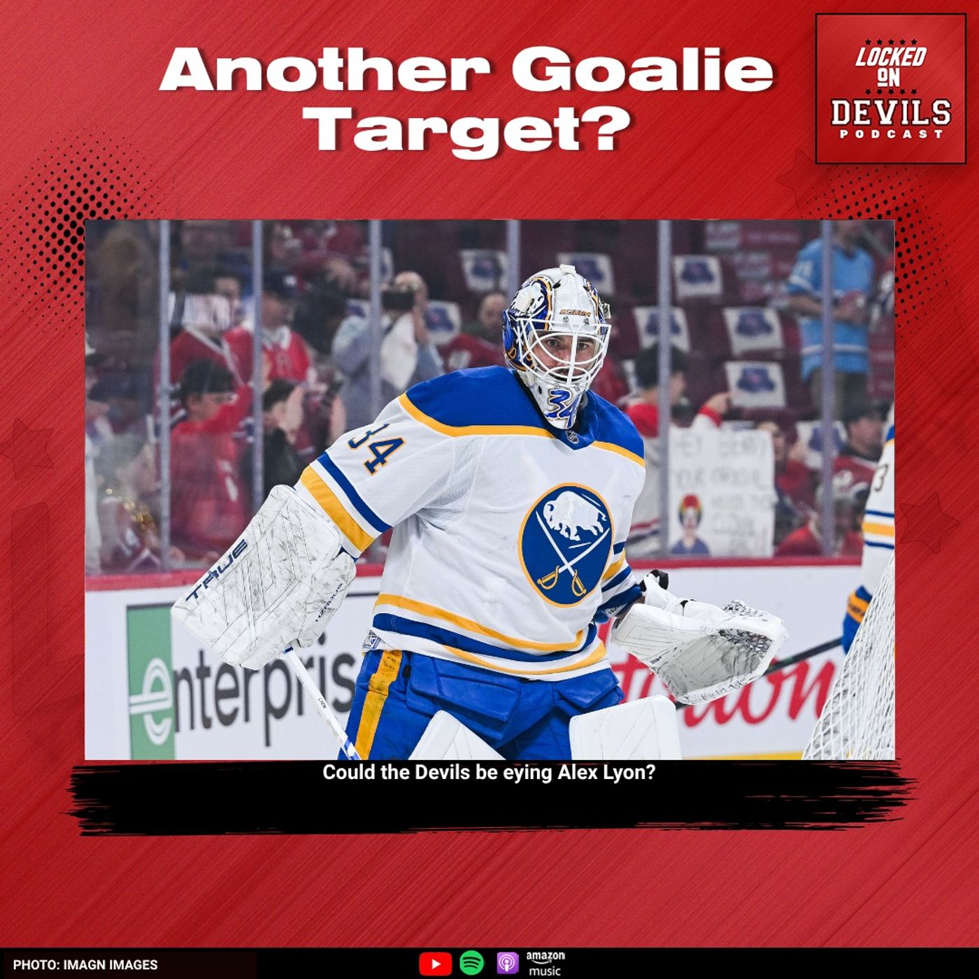 The Lyon's Den: Could the New Jersey Devils look to the Buffalo Sabres for Goaltending? episode artwork