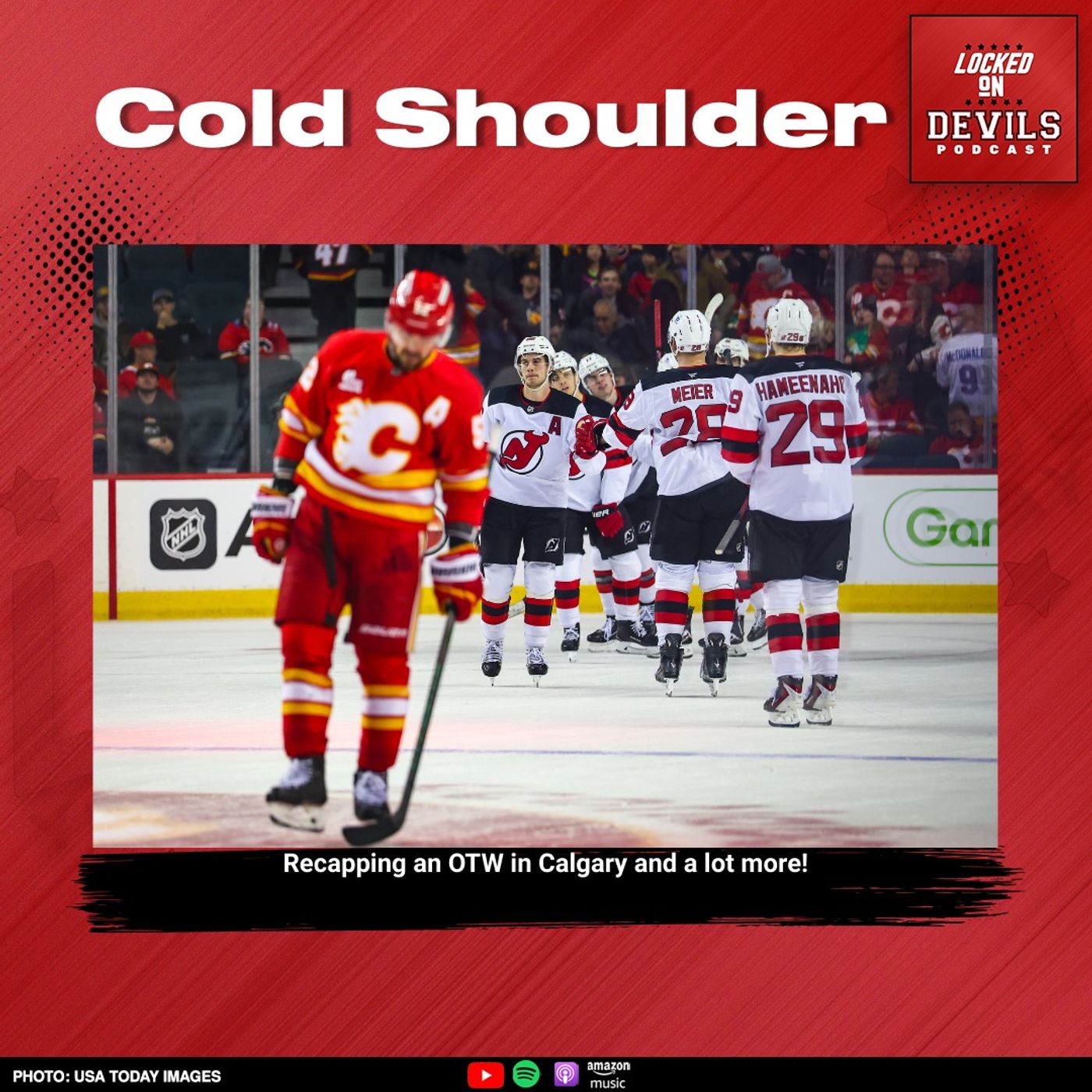 Cold Shoulder: Luke Hurt, Nemo the New Jersey Devils Hero in Calgary with Alex Chauvancy