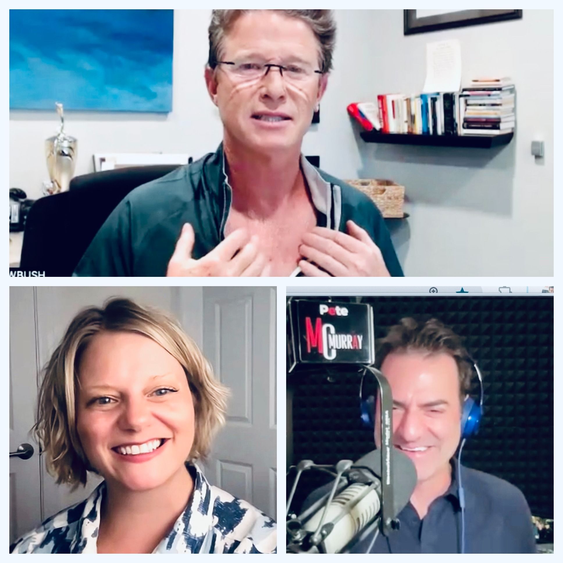 A partially bare-chested Billy Bush joined us to talk Emmy Awards: describing Gary Oldman's character in Apple TV's 'Slow Horses', "He's a disheveled farting James Bond!" episode artwork