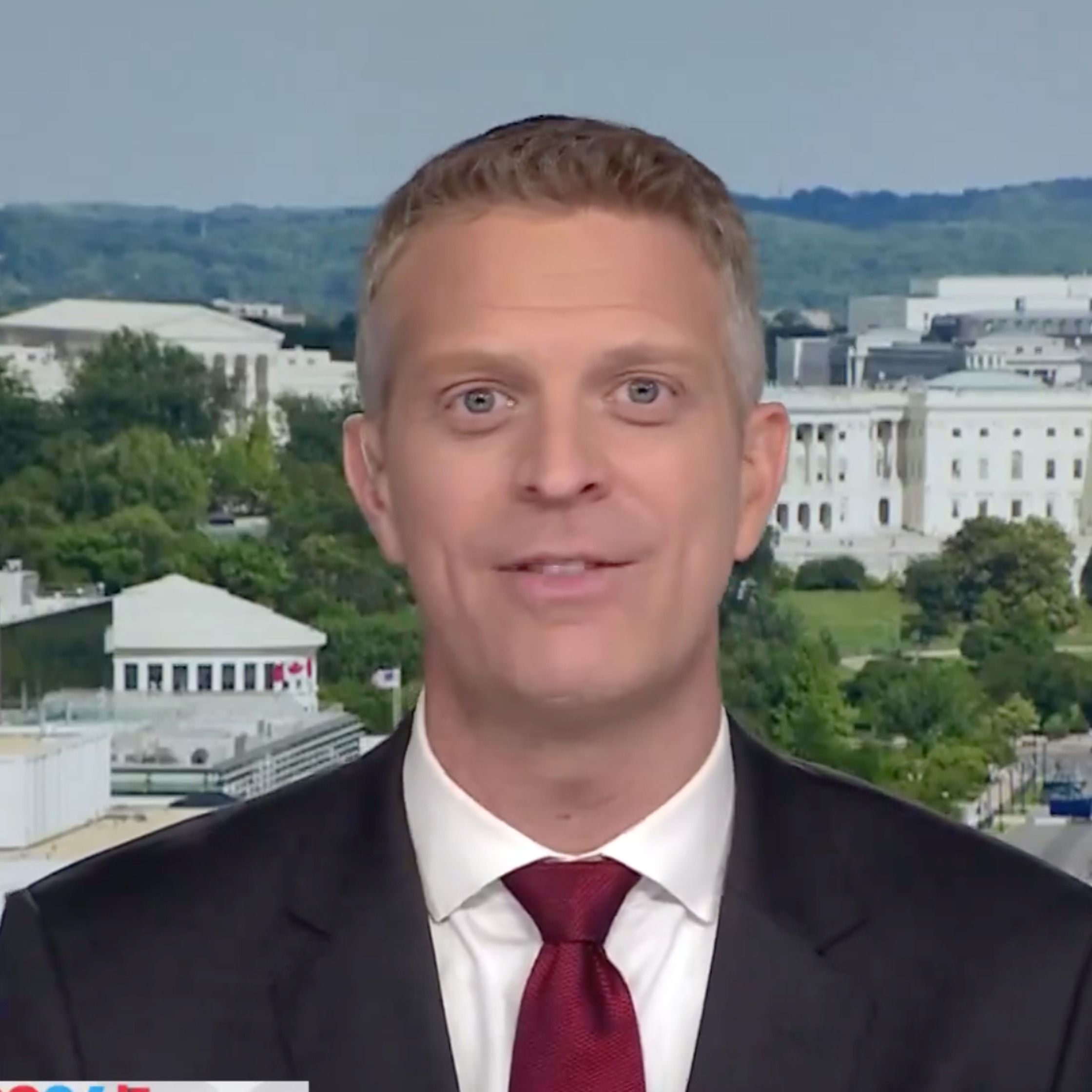 Garrett Haake is covering the Trump Campaign for NBC News, "What's interesting about the last couple of weeks is that this race has gotten in a strange way, more normal" episode artwork