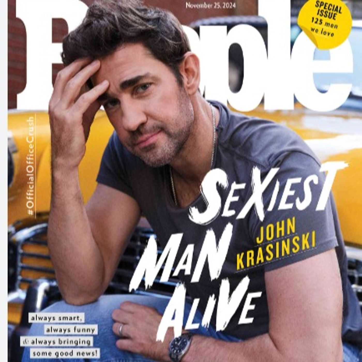 People Magazine's Sexiest Man Alive 2024 is John Krasinski!  Editor in Chief Wendy Naugle tells us why he won episode artwork