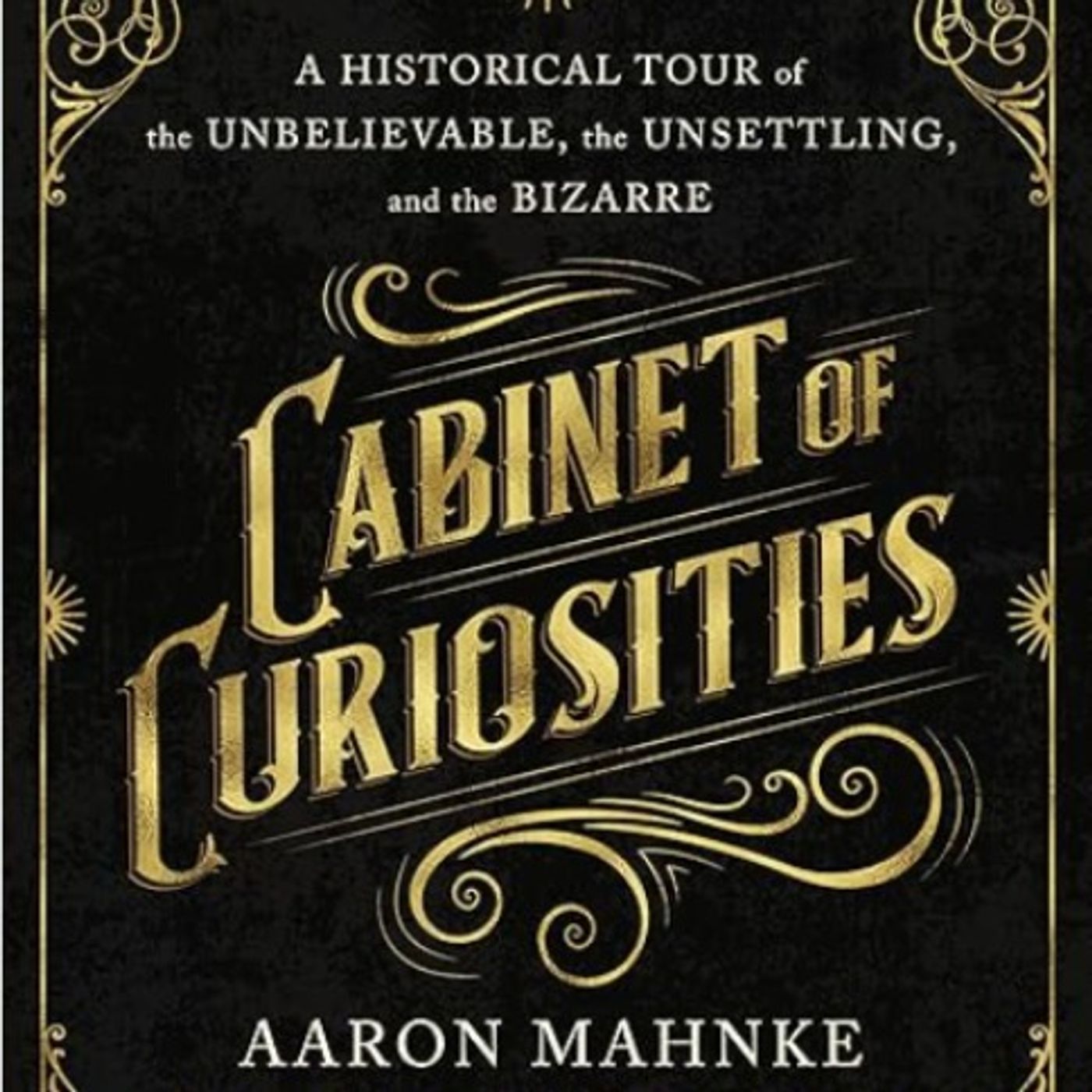 Andrew Mahnke Author of 'CABINET OF CURIOSITIES' talks weird & bizarre stories like,"The individual who aspired to be buried in a Pringles can" episode artwork
