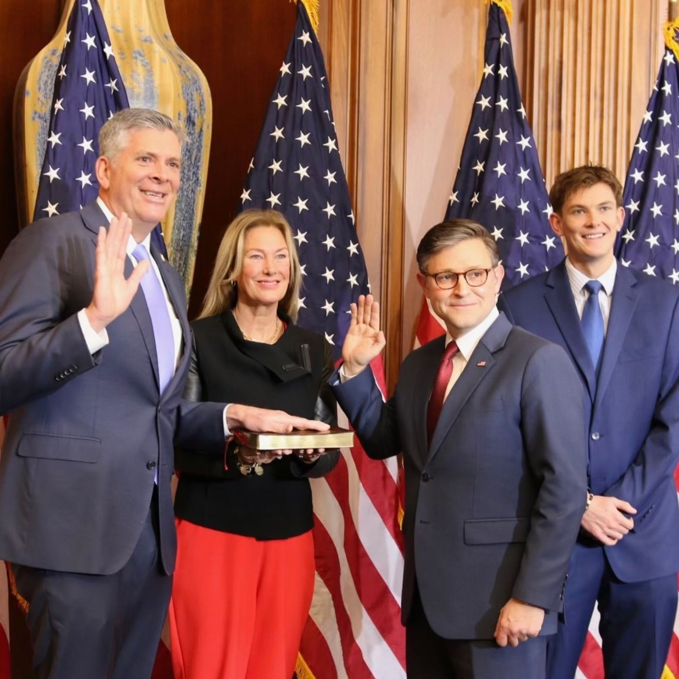 Congressman Darin LaHood on the United States biggest threat worldwide, "China, China, China!  That's our biggest adversary!" episode artwork