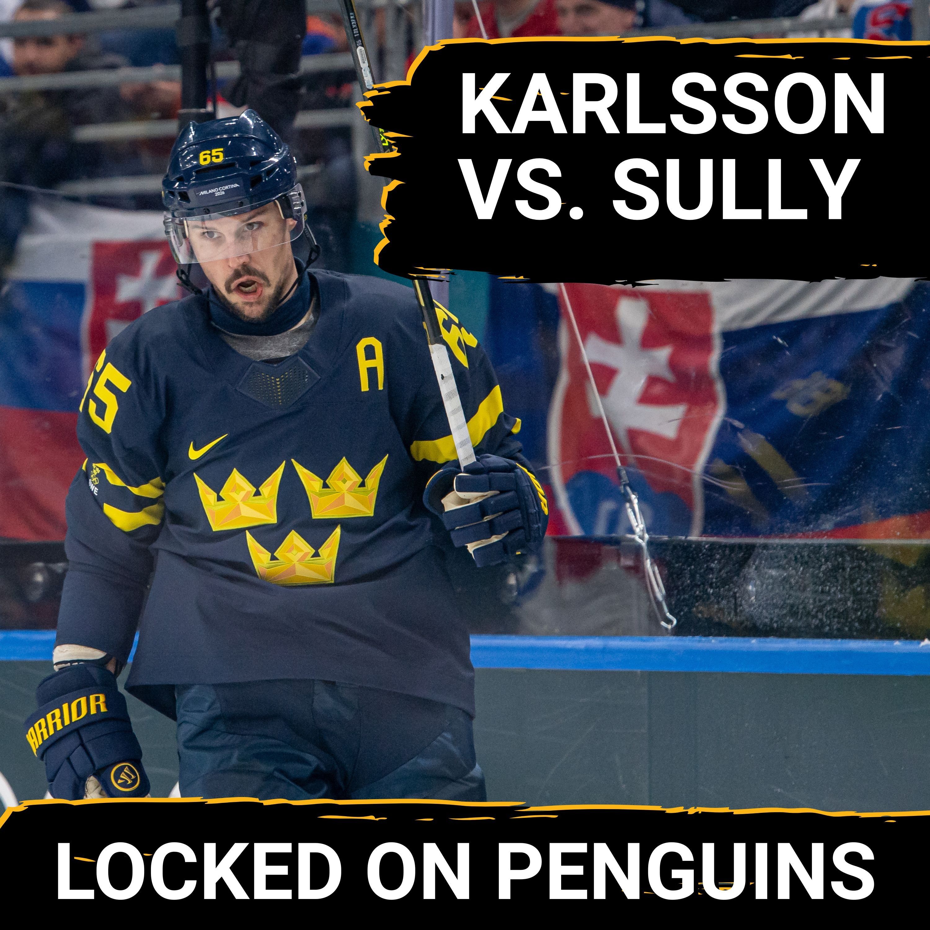 Erik Karlsson and Rickard Rakell will take on their former Penguins coach at the Olympics!