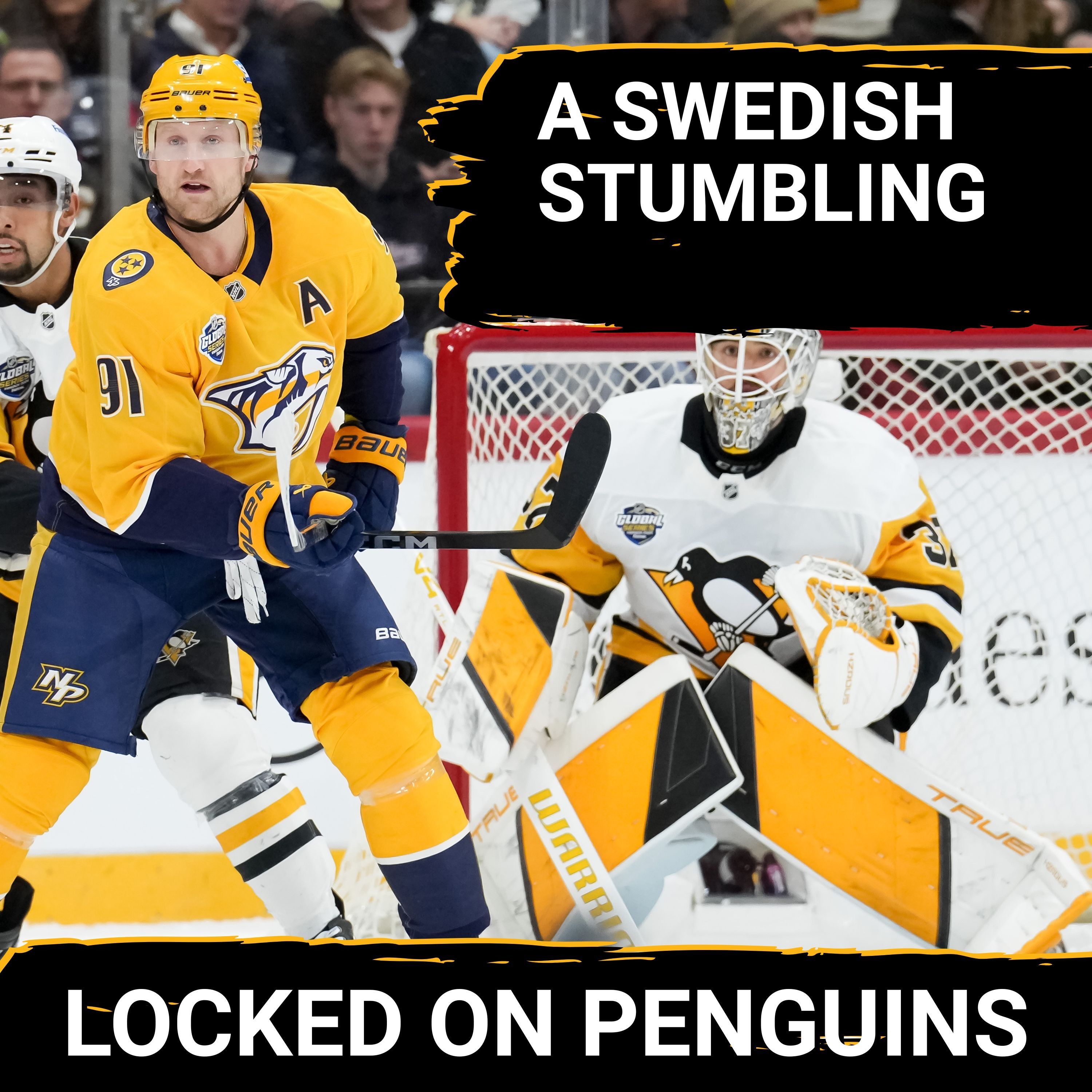 Penguins NO SHOW in the first of two games in Sweden