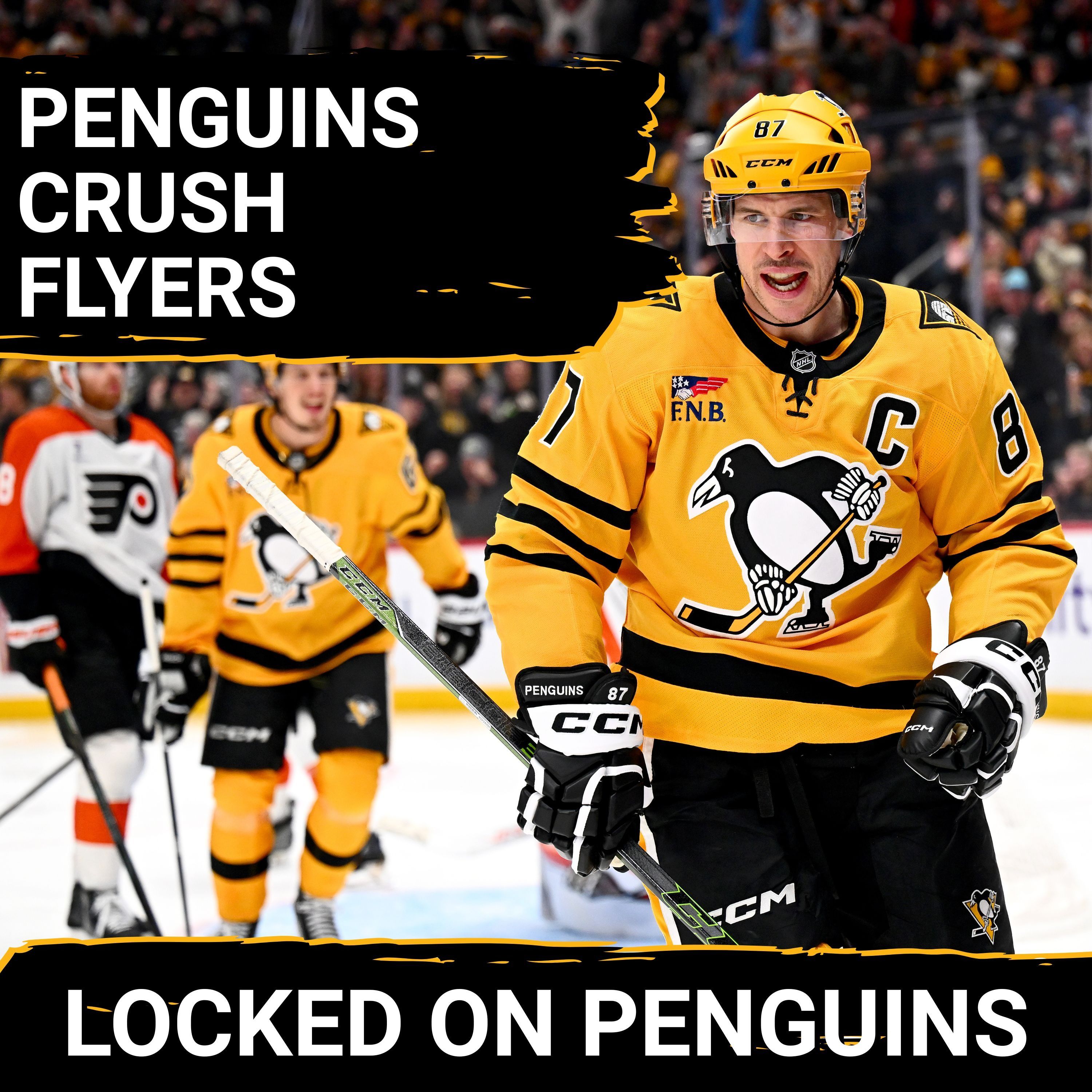 Penguins DISMANTLE the Flyers thanks to the power play!