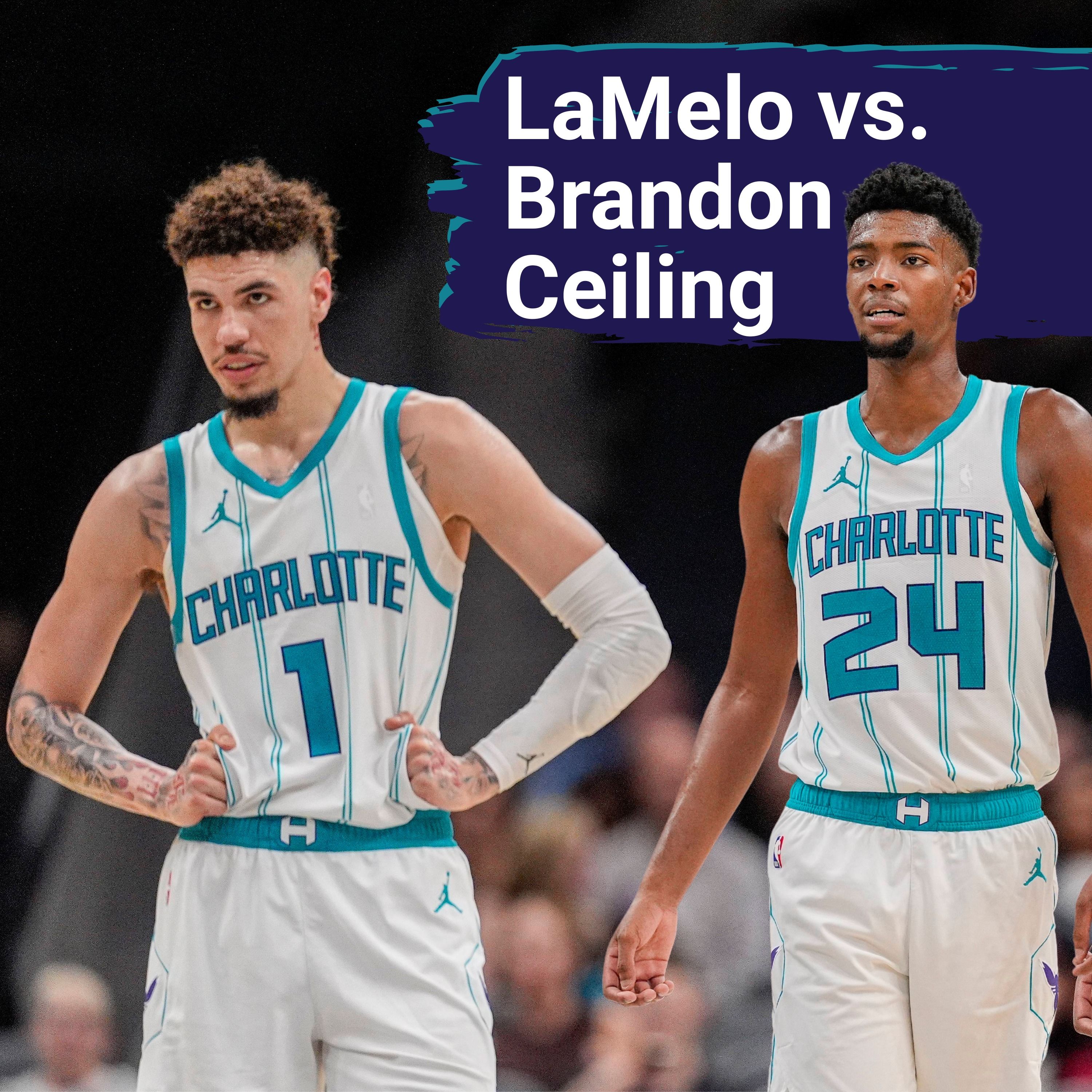 LaMelo Ball vs. Brandon Miller ULTIMATE Ceiling DEBATE | Who Would Be On Our Hornets Pontoon?