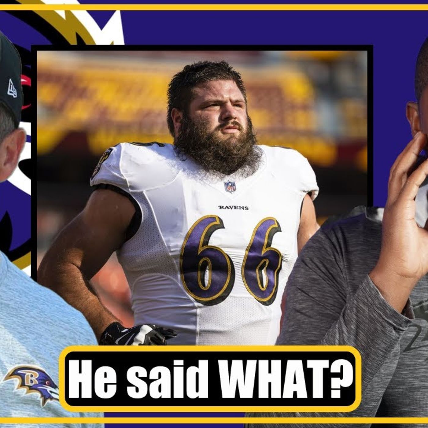Ben Cleveland SHOCKING RESPONSE to Harbaugh! Baltimore Ravens News! episode artwork