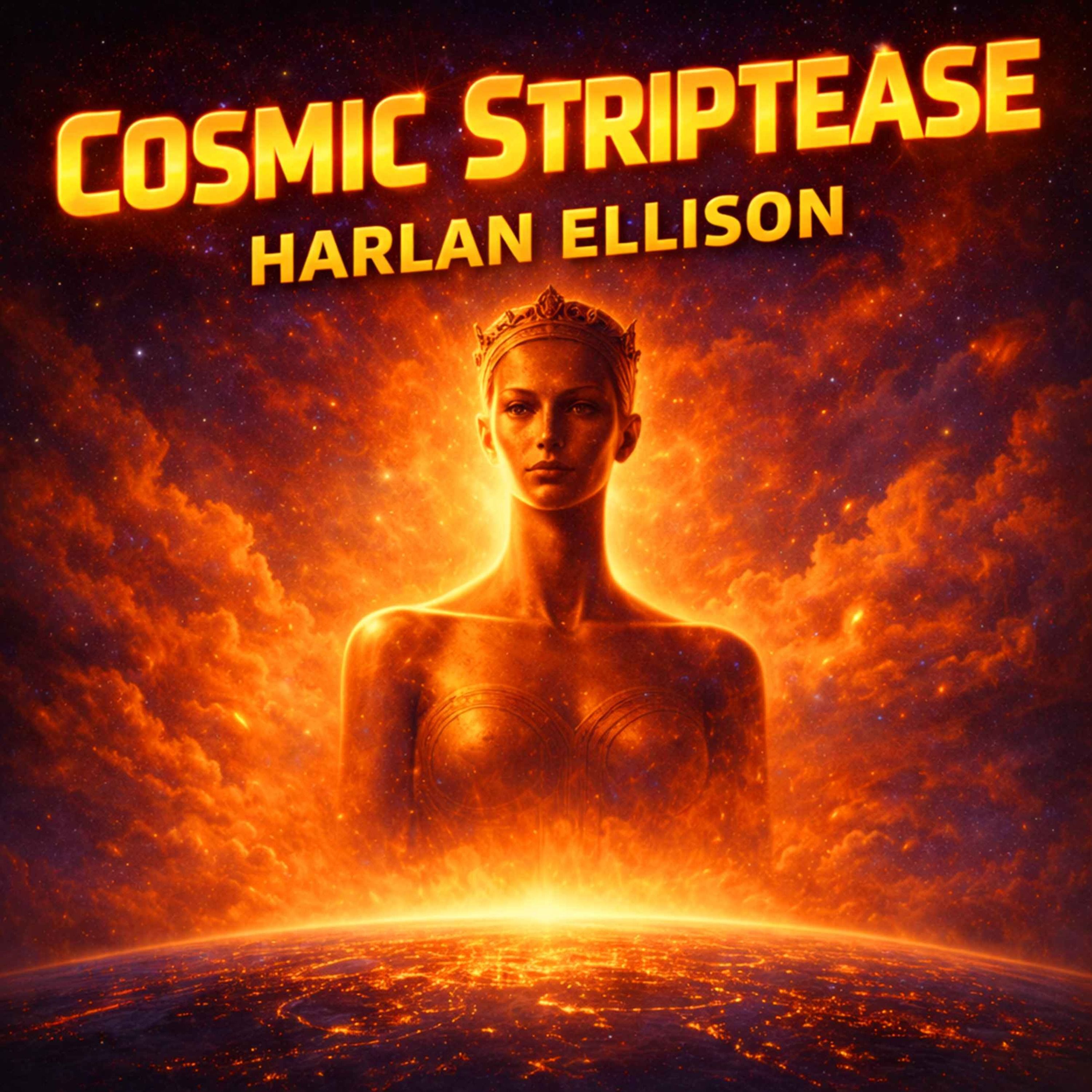 Cosmic Striptease by Harlan Ellison - 1950s Science Fiction Short Story episode artwork