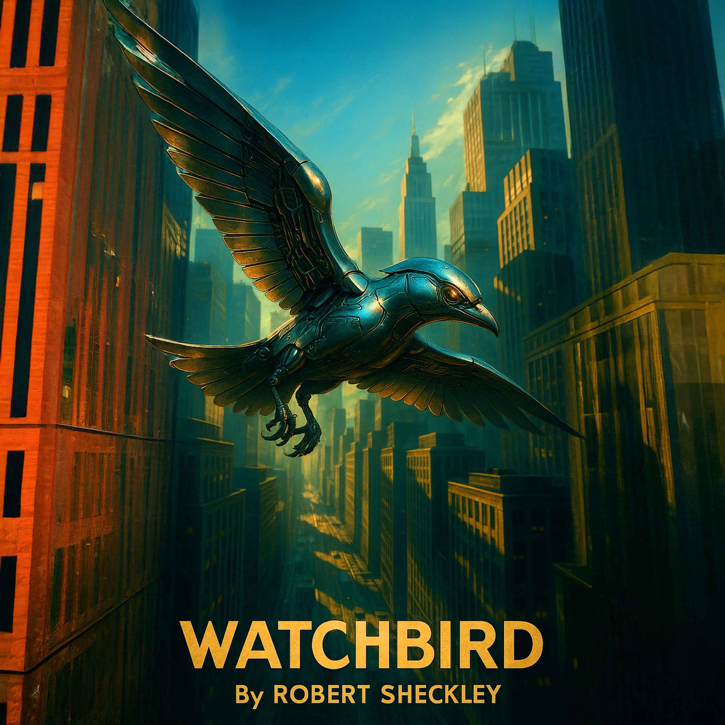 Watchbird by Robert Sheckley - The End of Murder—And the Start of Something Worse episode artwork