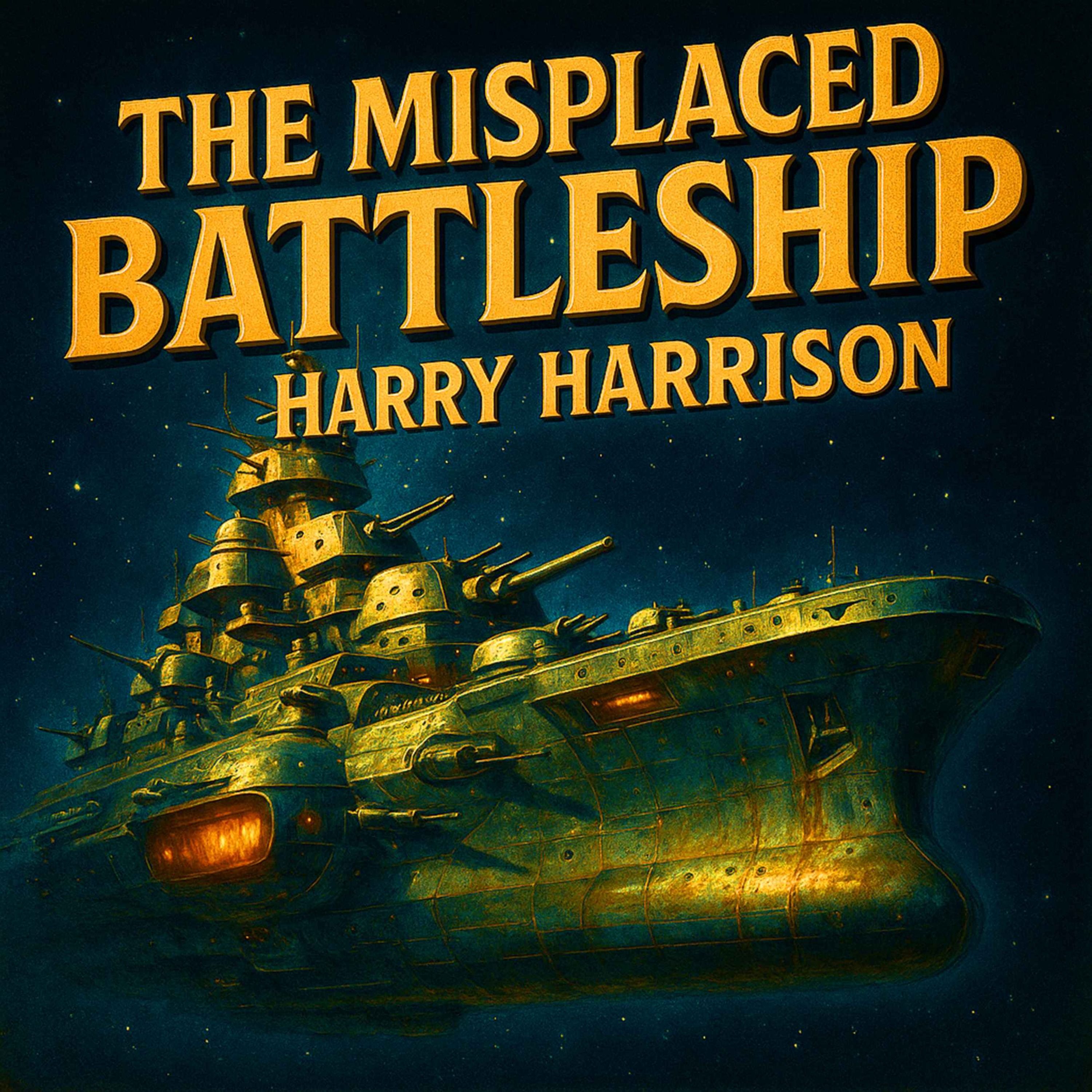 The Misplaced Battleship by Harry Harrison episode artwork