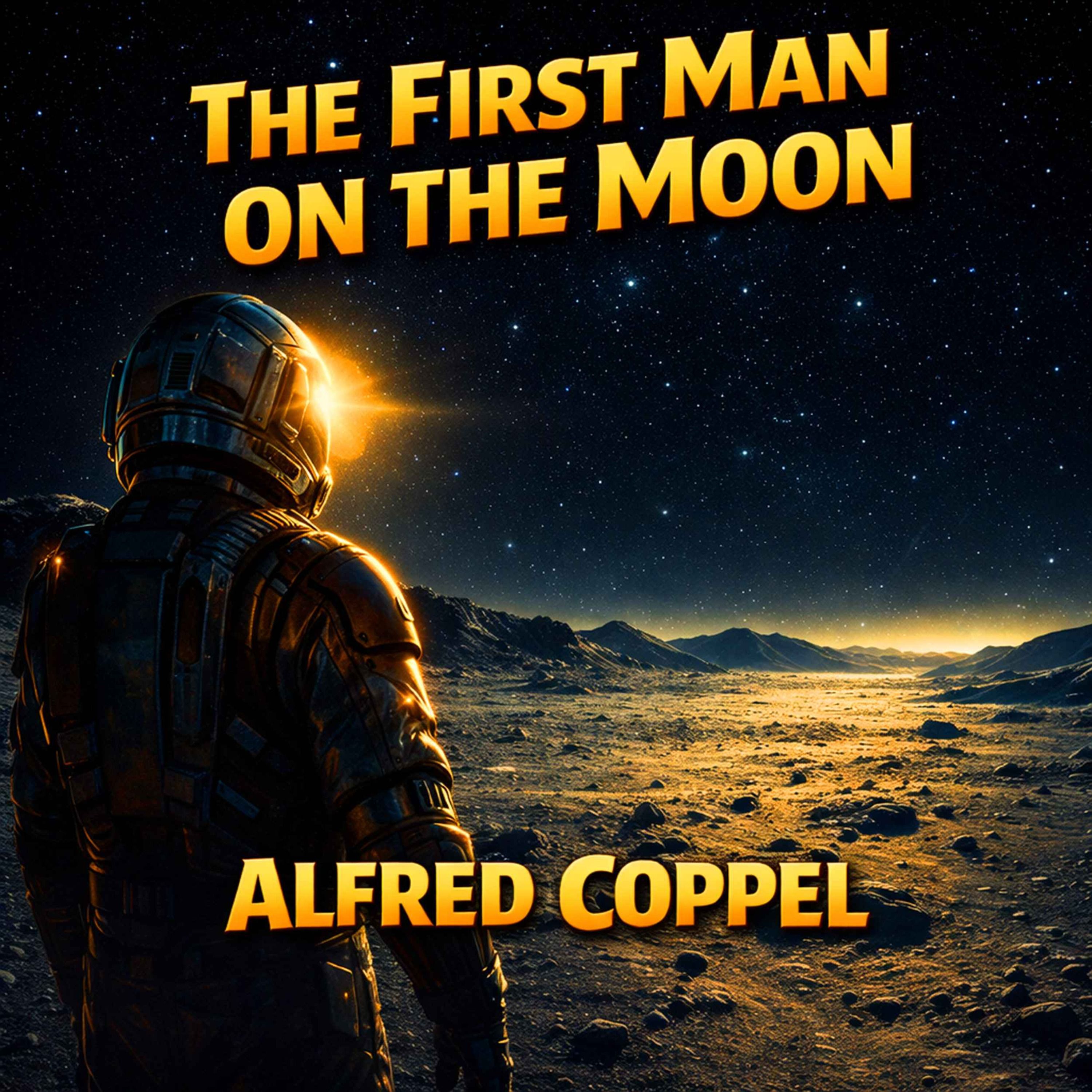 The First Man on the Moon by Alfred Coppel - Murder in Space episode artwork