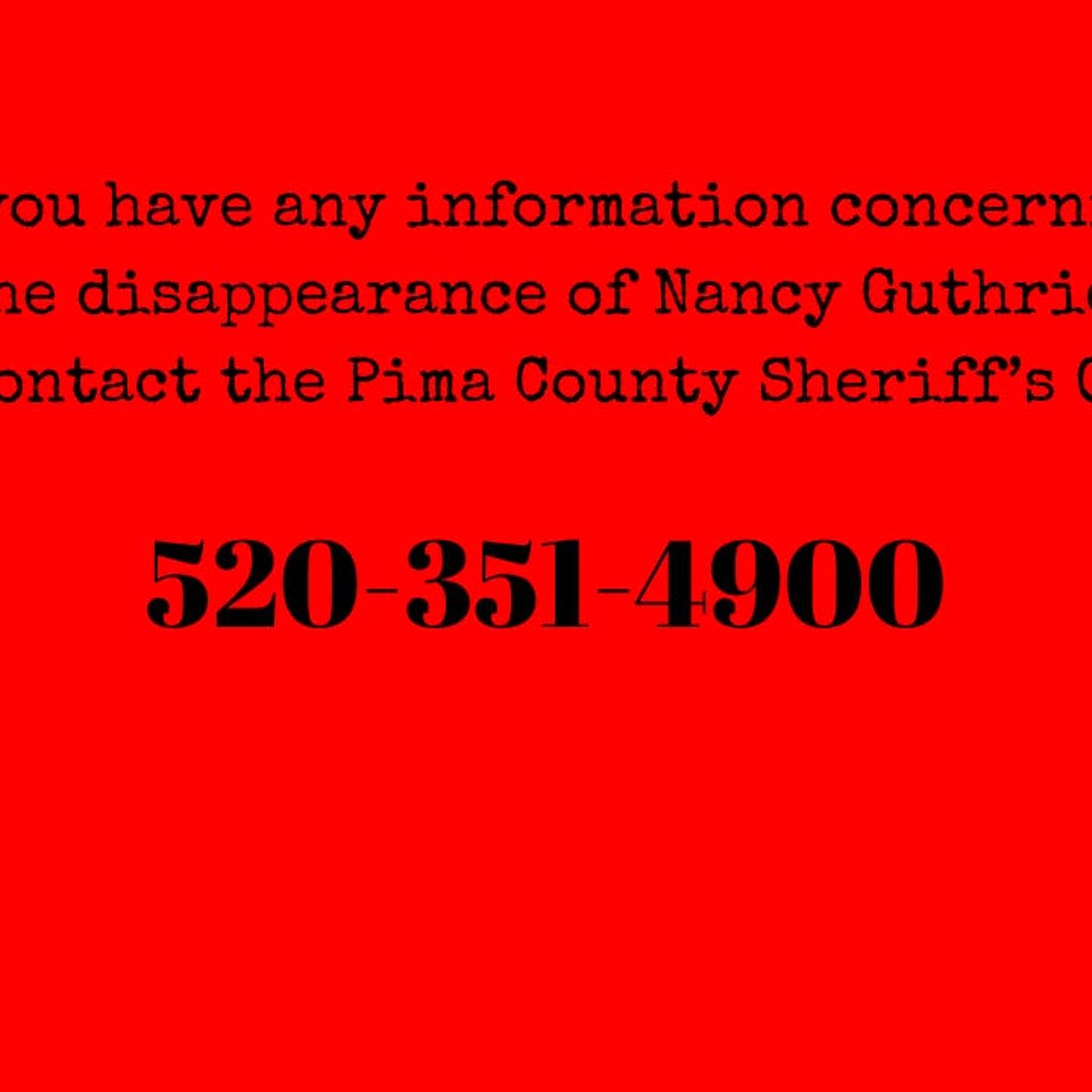 Episode 539: What You Need To Know About The Disappearance of Nancy Guthrie But Are Afraid To Ask