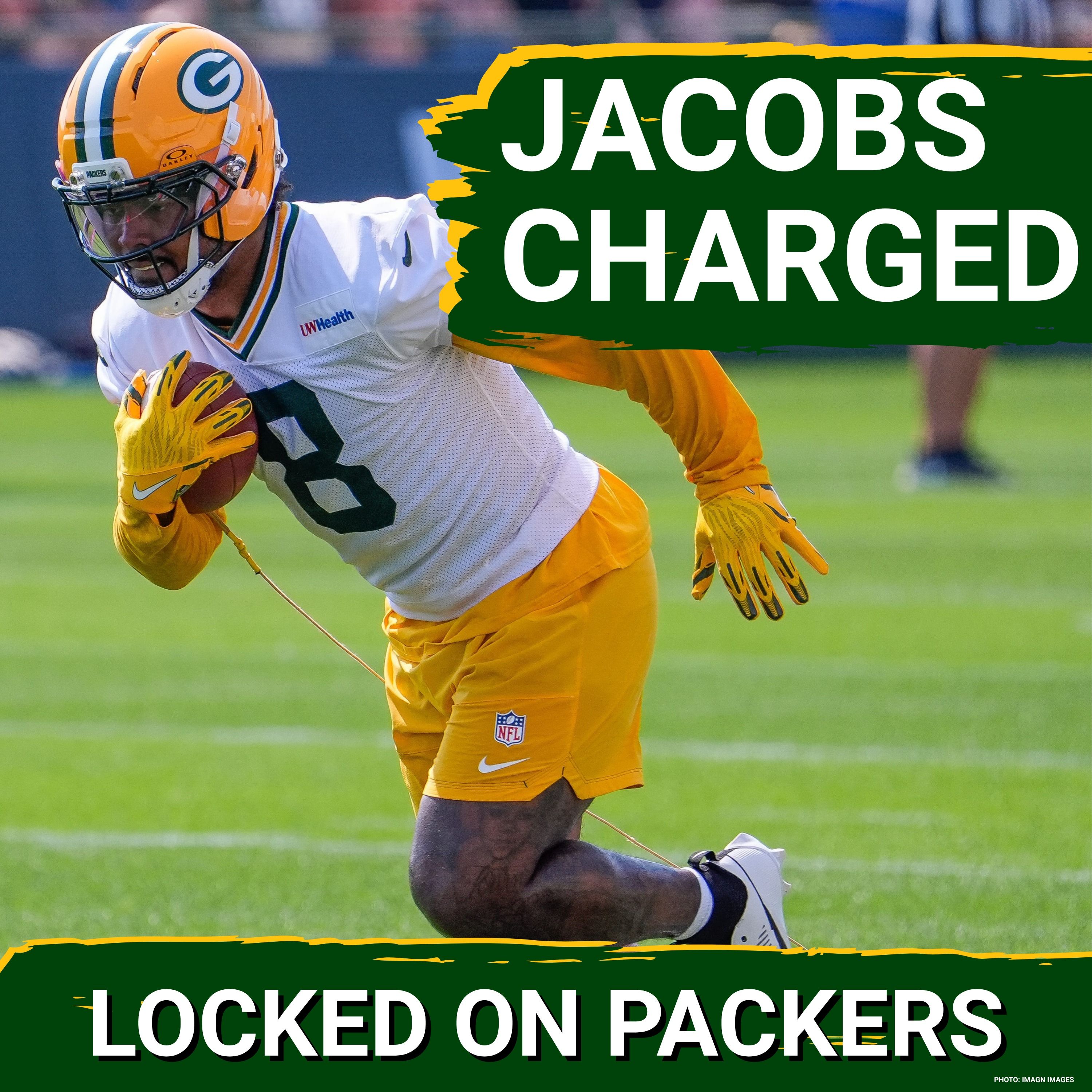 CHARGED: Josh Jacobs faces misdemeanor battery charges as his Packers future remains uncertain