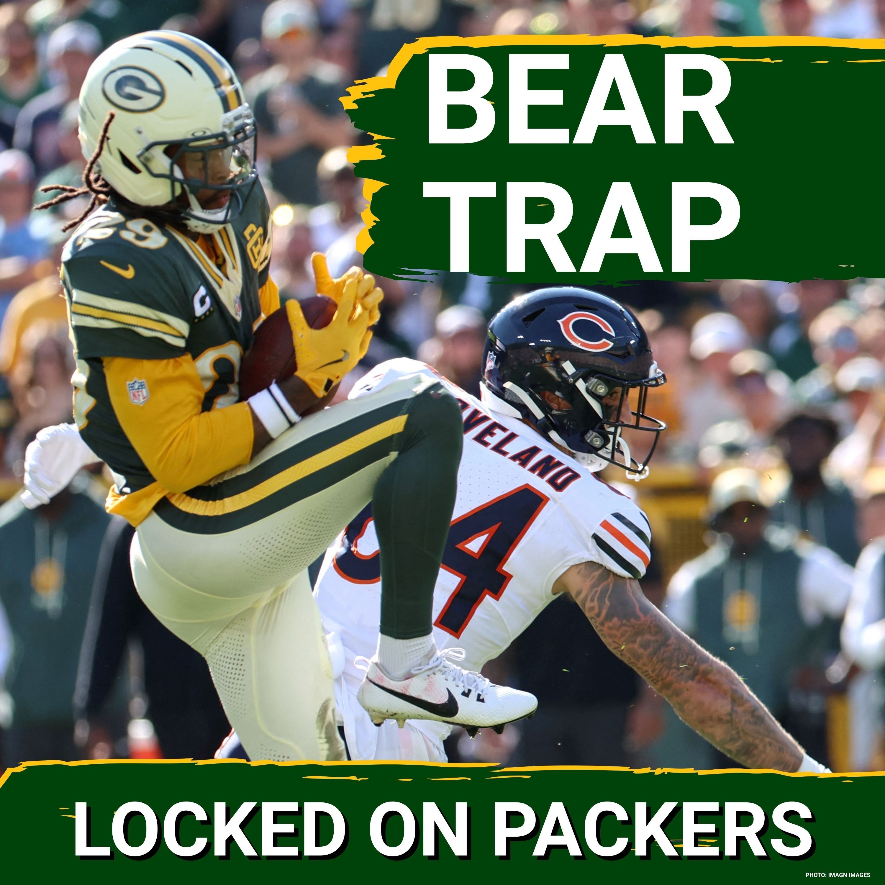 PACKERS SQUAD SHOW: Packers defense SHUT UP Ben Johnson, Chicago Bears while Jordan Love Cooks episode artwork
