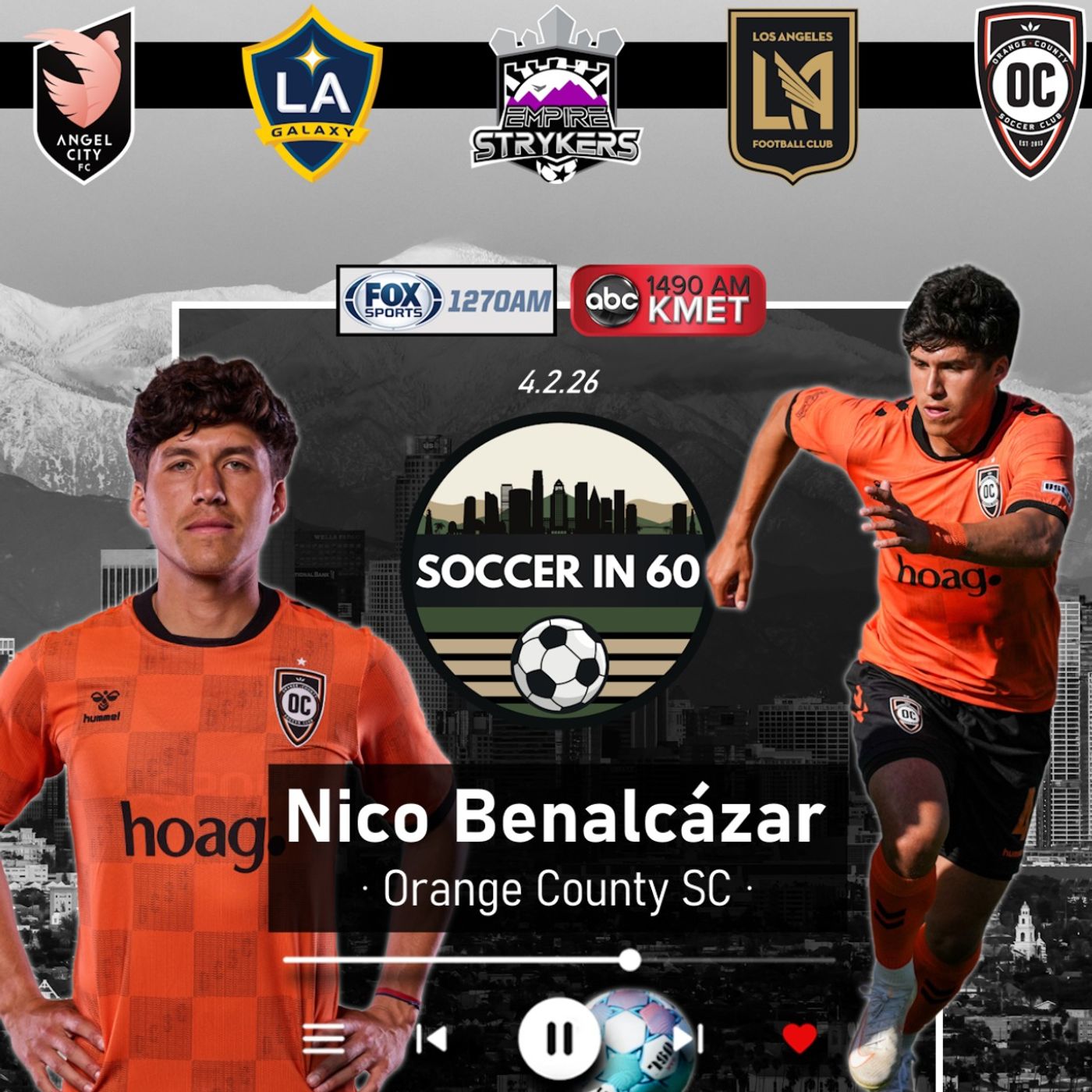 Si60: Orange County Player of the Year Nico Benalcázar (4/2/26)