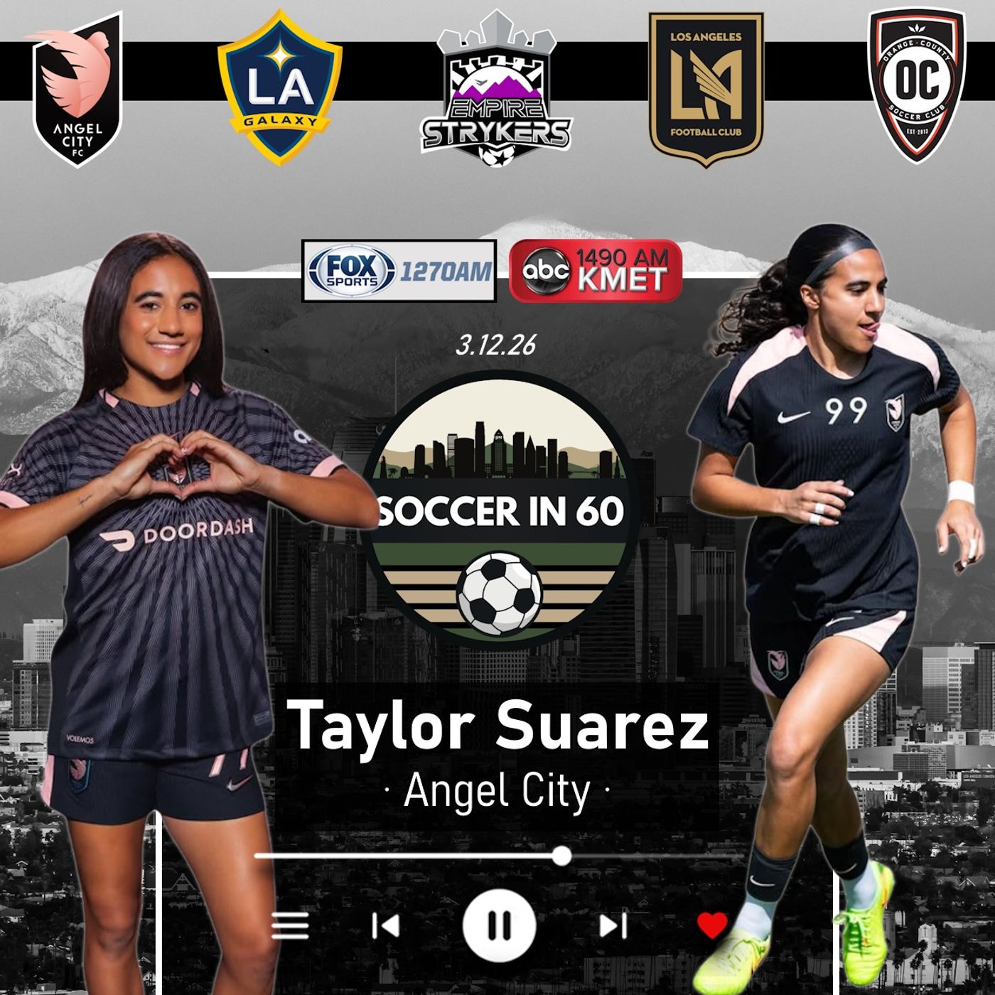 Angel City & U.S. youth phenom Taylor Suarez (3/12/26)
