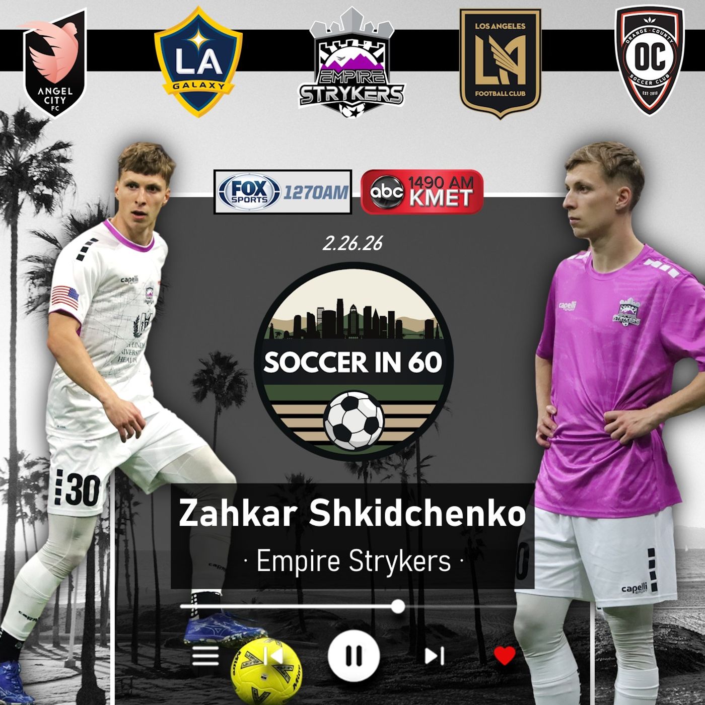 Empire’s Dinamo Kyiv product Zakhar Shkidchenko