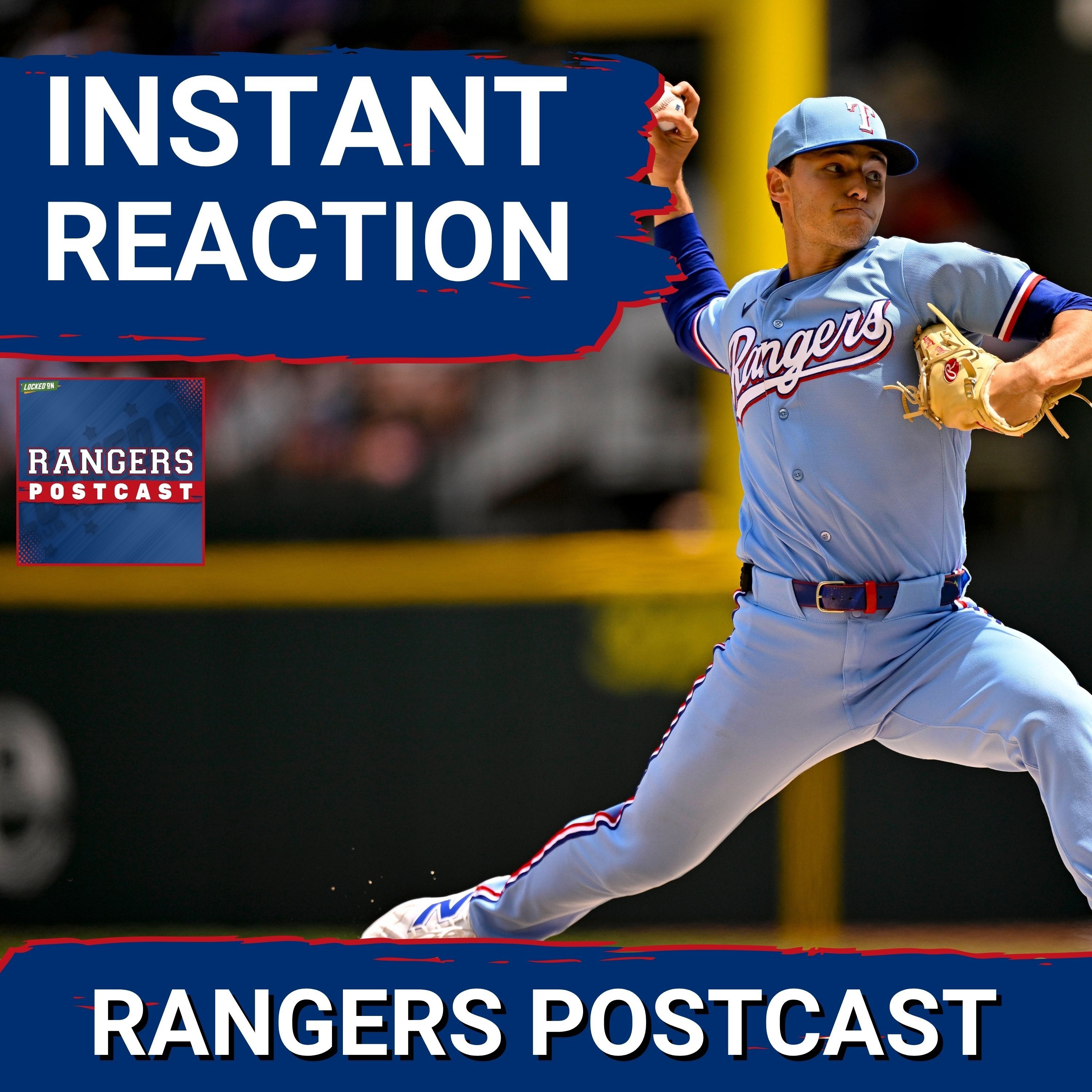 RANGERS POSTCAST: *INSTANT* REACTION after the Rangers were SWEPT at home by the Reds.