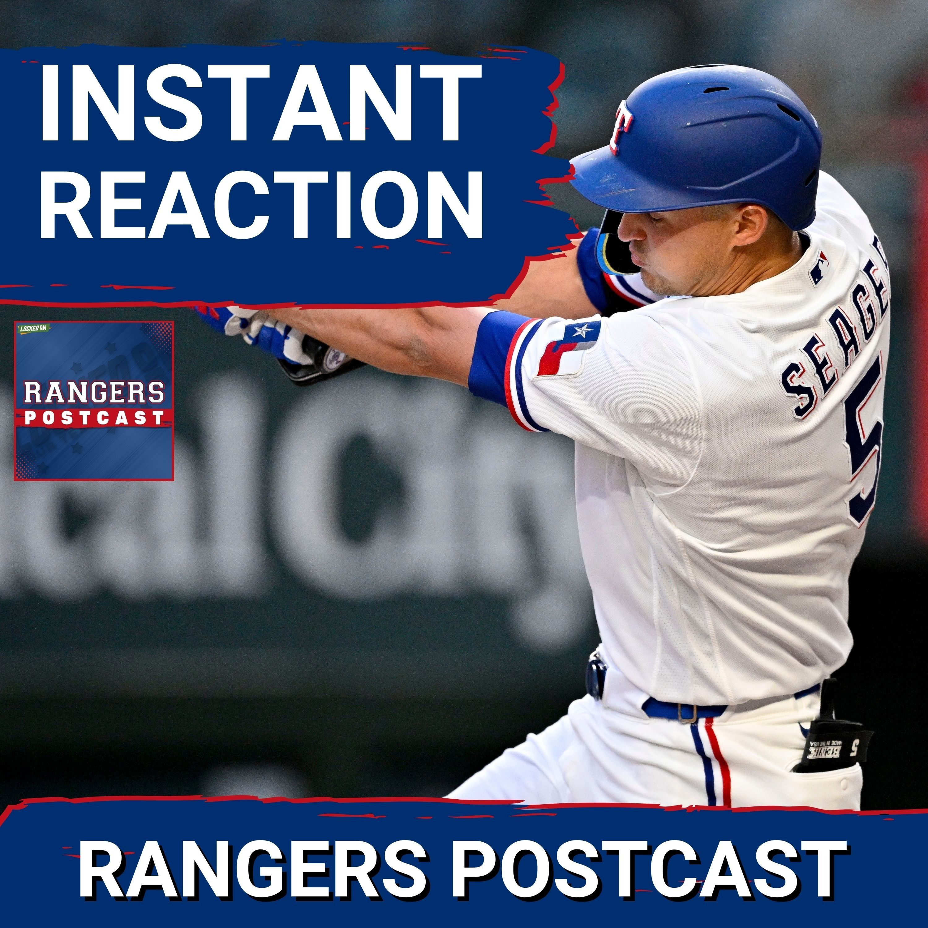 RANGERS POSTCAST: *INSTANT* REACTION after the Rangers WON their first home game beating the M's.