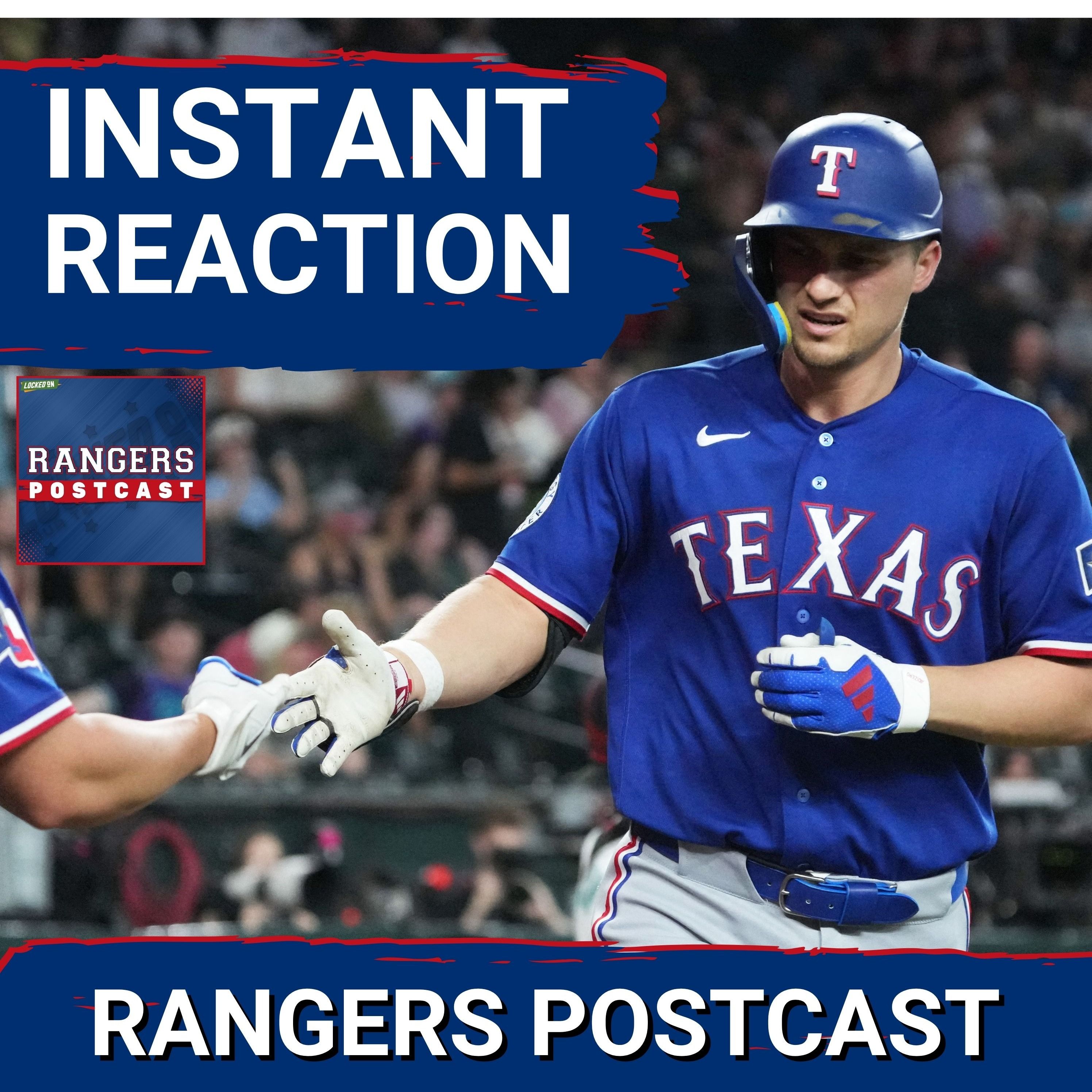 RANGERS POSTCAST: The Rangers GAINED ground in the playoff race with a huge series win in Arizona. episode artwork