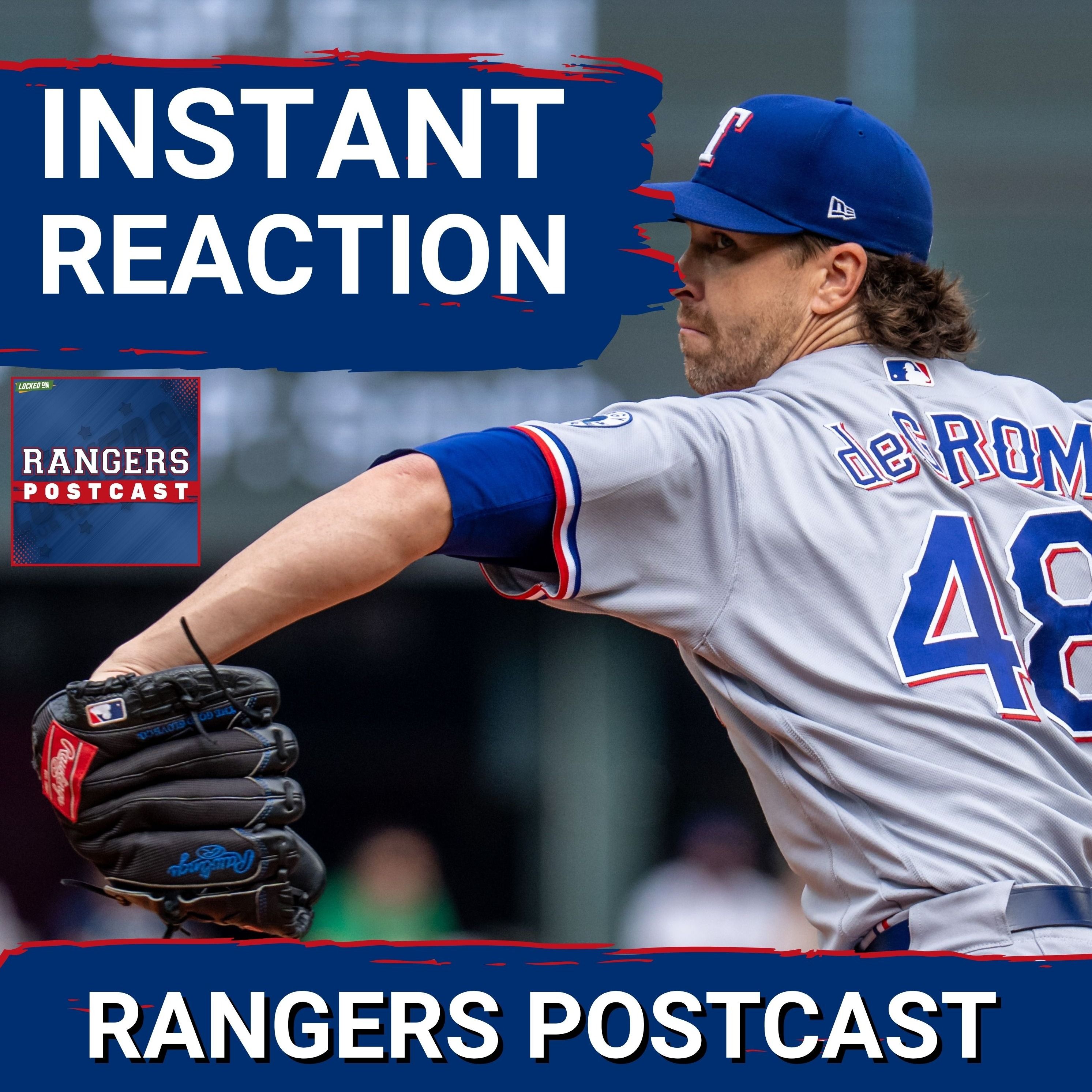 RANGERS POSTCAST: The Rangers suffer a CRUSHING loss in Seattle, wasting a gem from Jacob deGrom. episode artwork