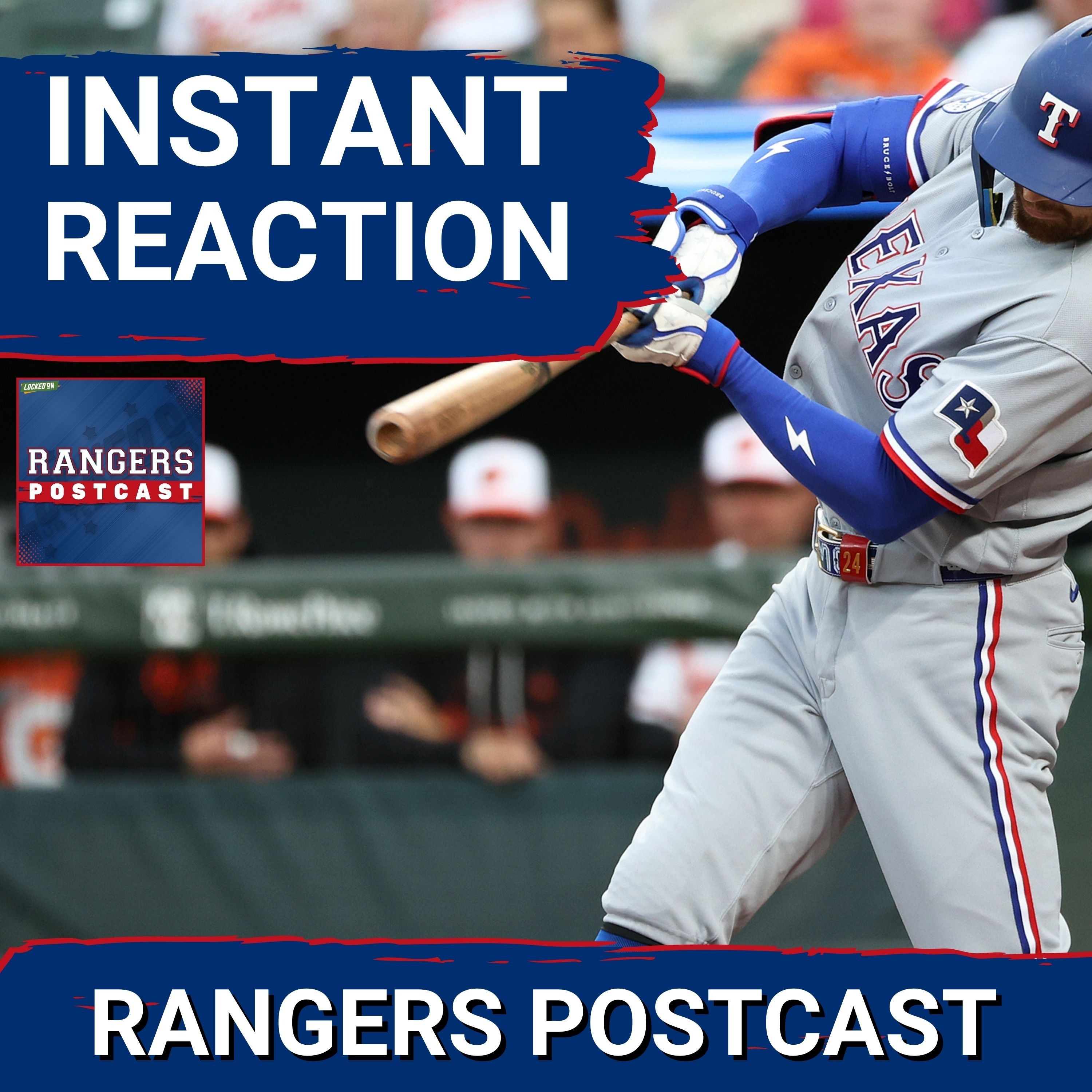 RANGERS POSTCAST: The Rangers dropped the O's in the opener in Baltimore.