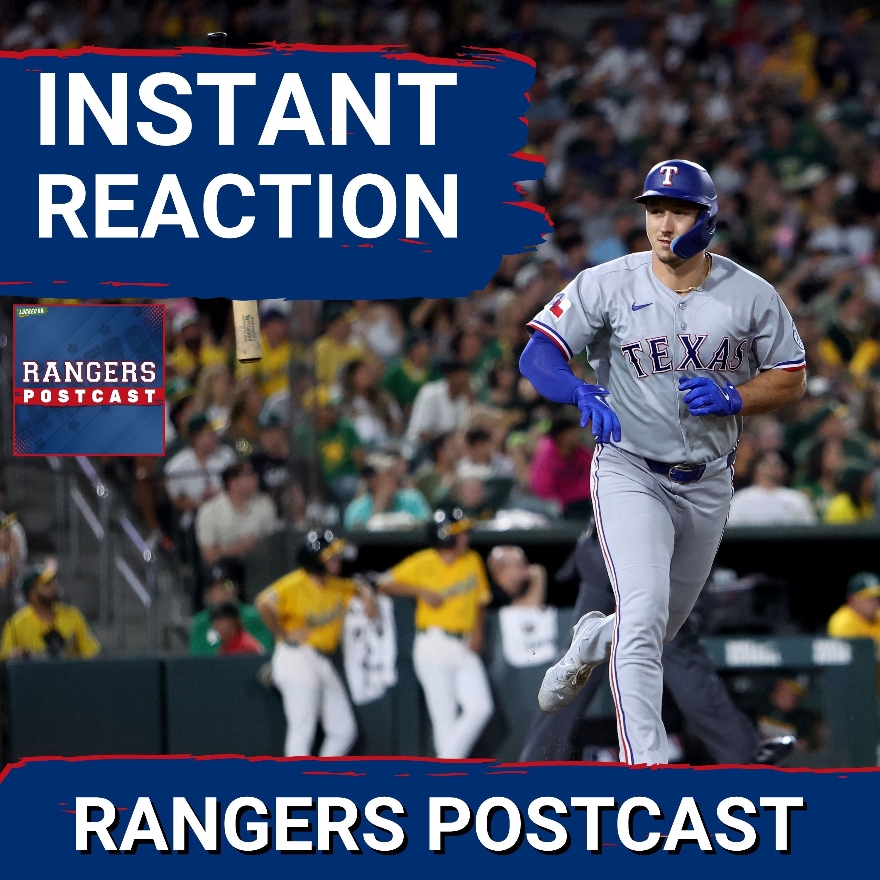 RANGERS POSTCAST: The Rangers SNAPPED  their 4-game losing streak with a critical win over the A's.