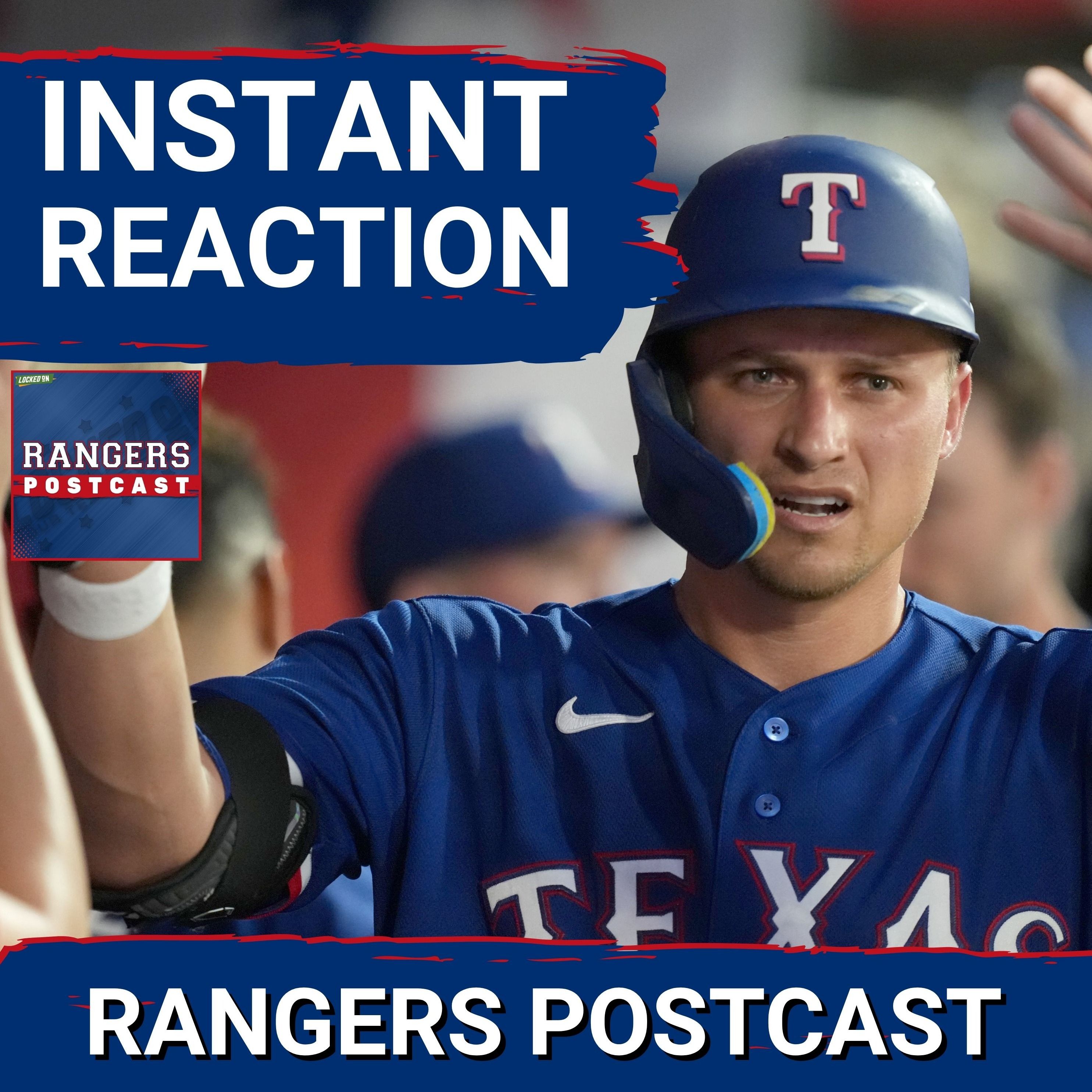 RANGERS POSTCAST: The Rangers BELTED 3 HR's and routed the Mariners in the opener  of a key series. episode artwork