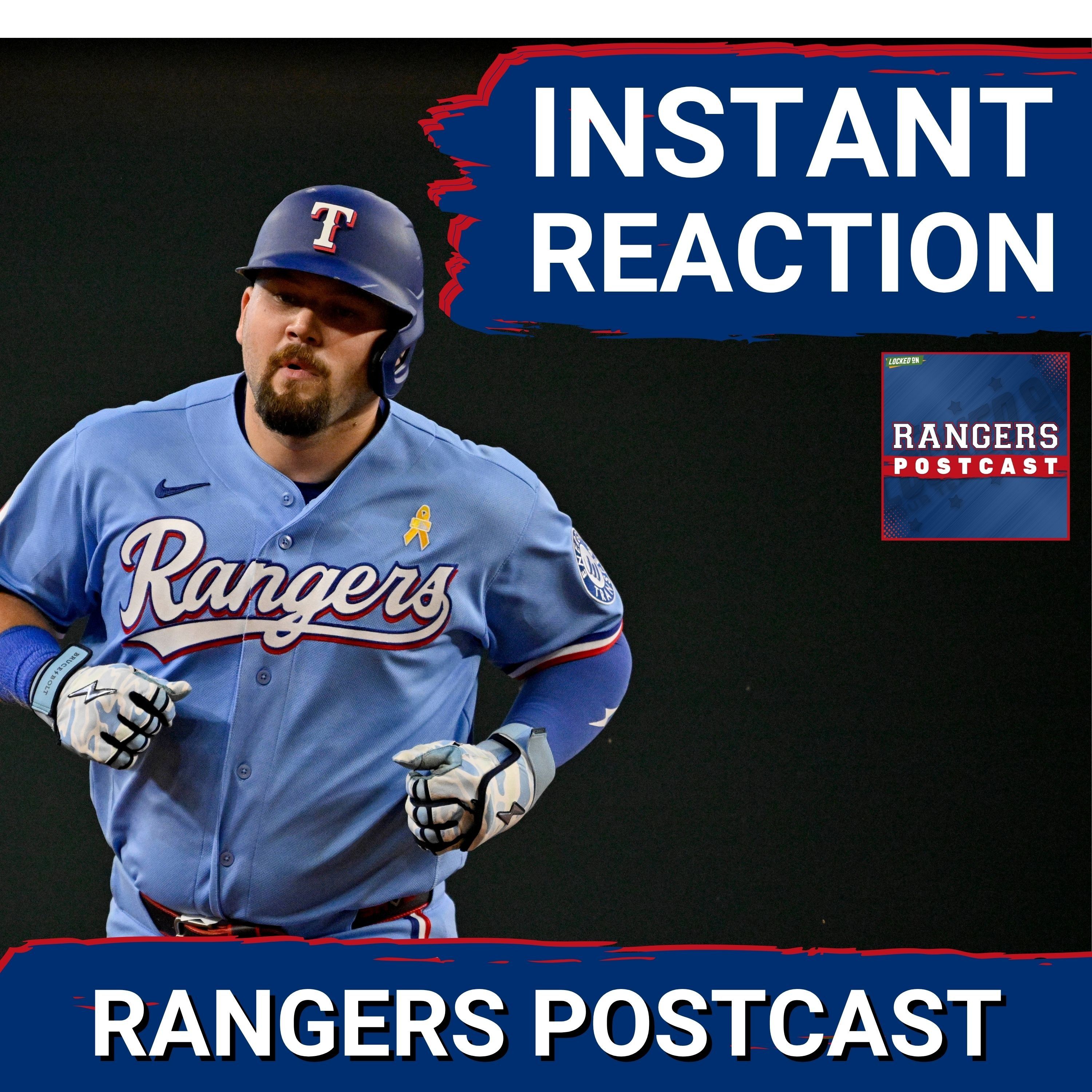 RANGERS POSTCAST: The Rangers RALLIED again, this time down 5-1 to beat the Rays for the split. episode artwork