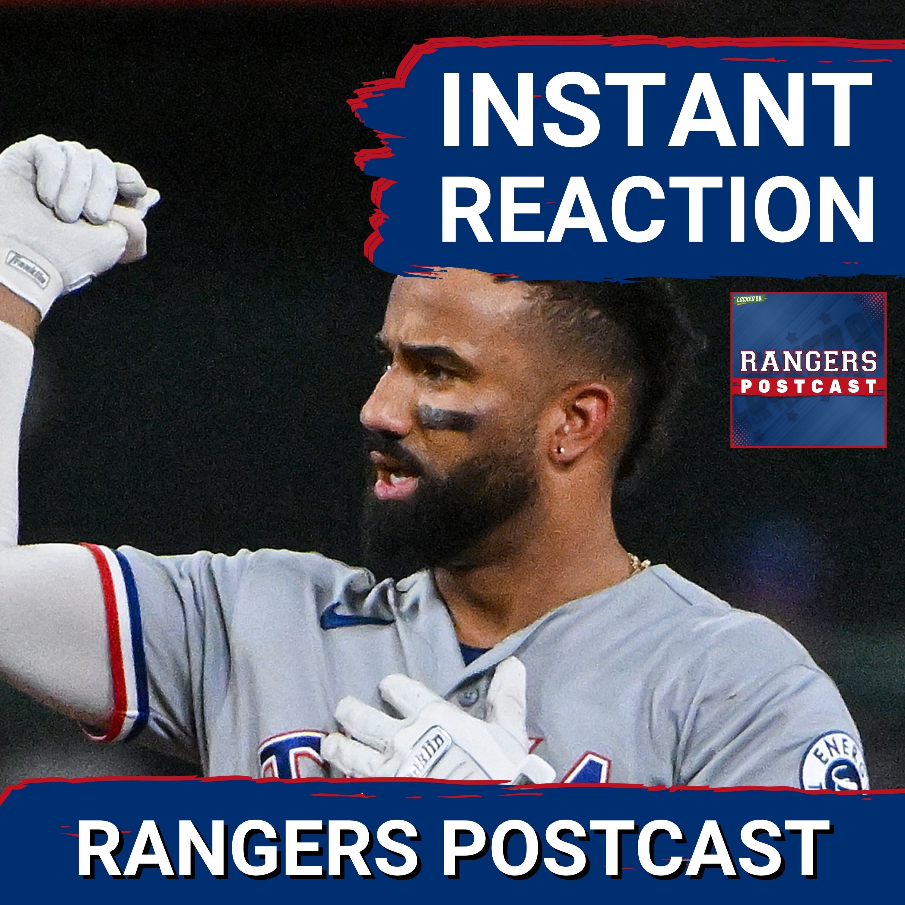 RANGERS POSTCAST The Rangers SCORED 2 in the 8th to take the opener in Miami over the Marlins.