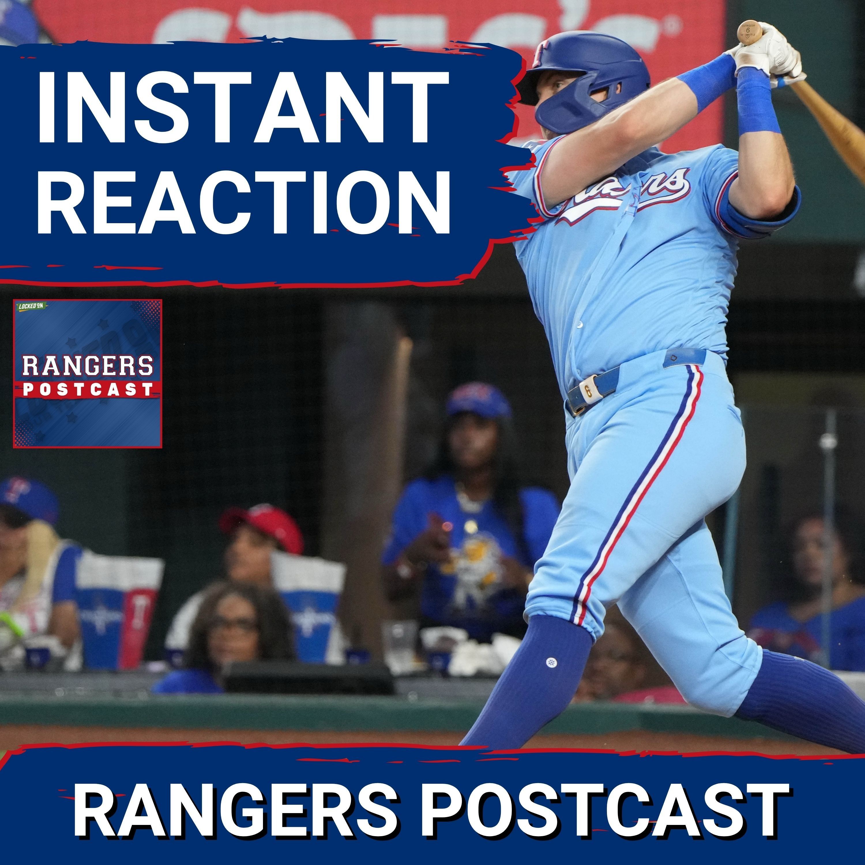 RANGERS POSTCAST: The Rangers lowered the broom and completed the SWEEP of the Royals.