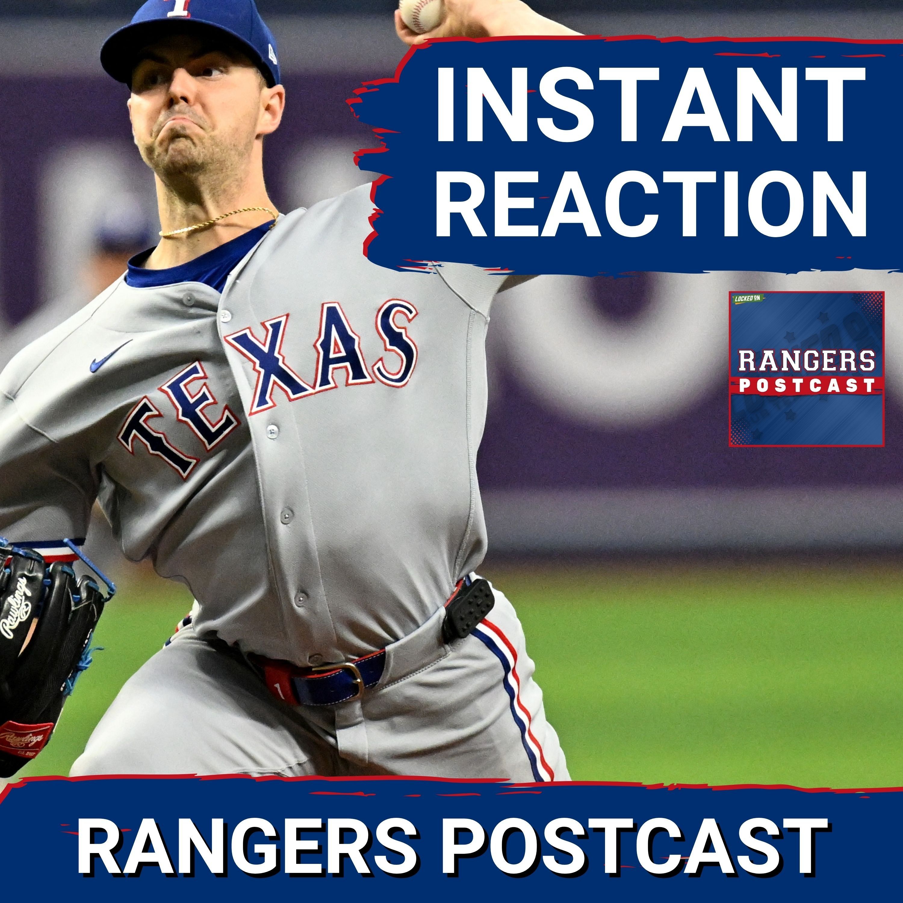 RANGERS POSTCAST: The Rangers were BLANKED by the Rays in a rough start for Mackenzie Gore.
