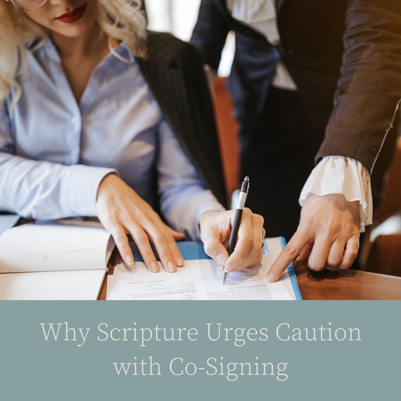 Faith & Finance Minute - Why Scripture Urges Caution with Co-Signing