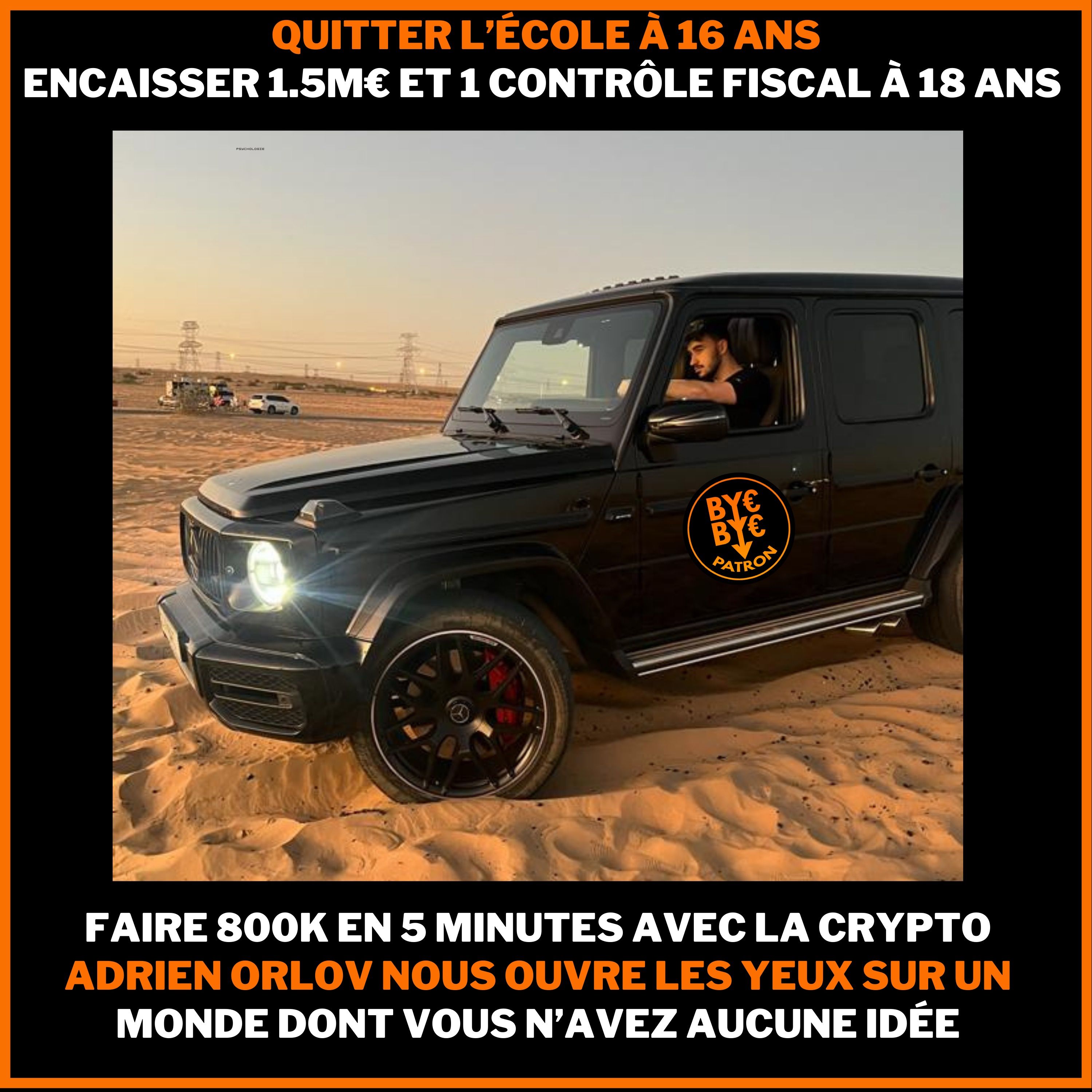 Faire 800k en 5 minutes ! 1 contrôle fiscal et 1,5 millions de CA à 18 ans ! Adrien Orlov