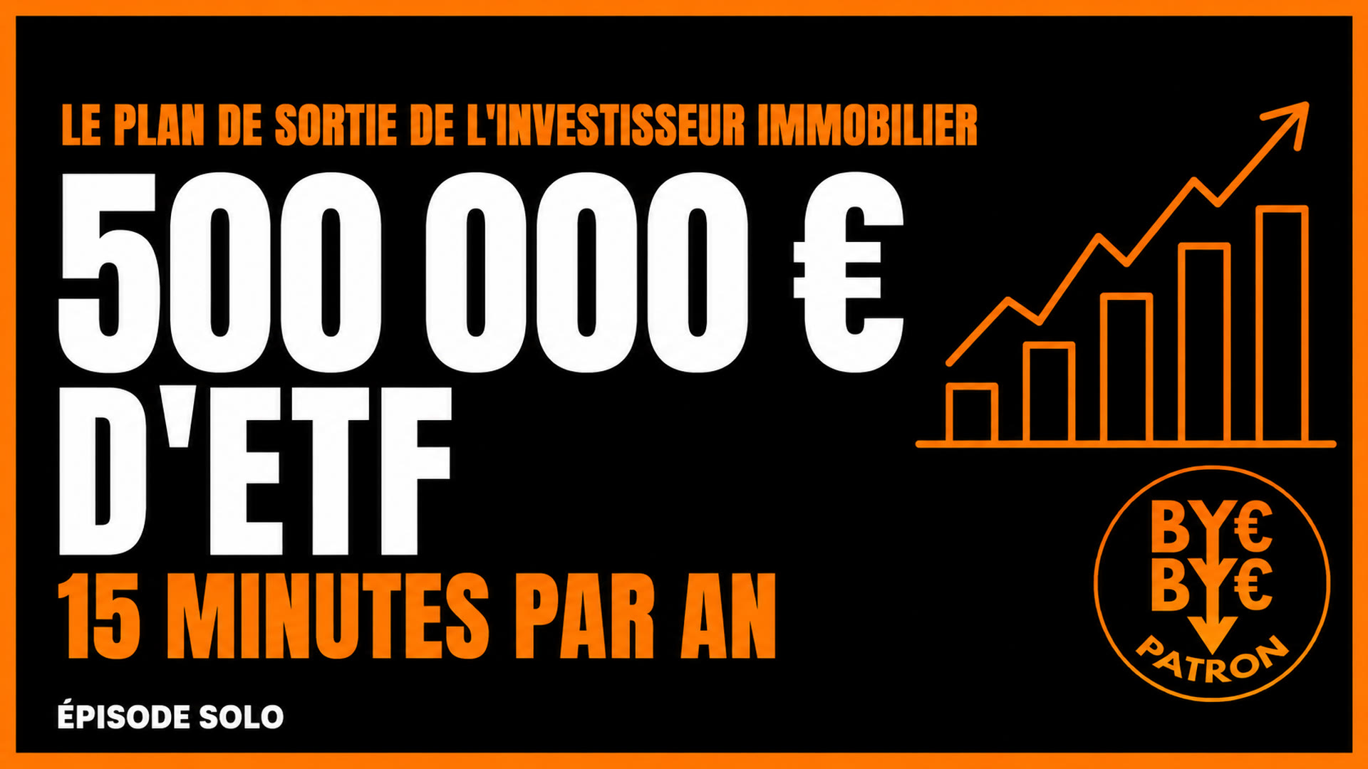 500 000 € d'ETF, 15 minutes par an : le portefeuille cible de l'investisseur immobilier pour être libre